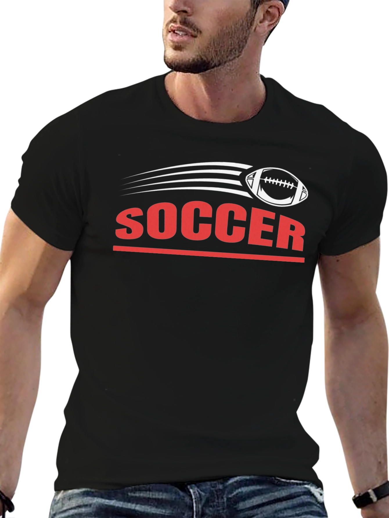 Camiseta Hombre Fútbol Americano - Diseño Deportivo Casual