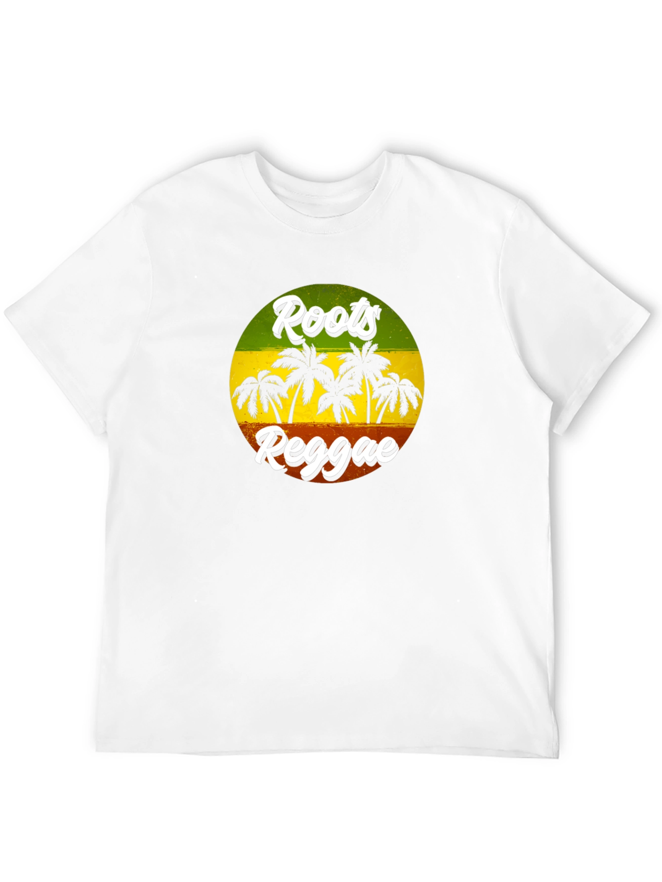 Camiseta Roots Reggae con Diseño de Islas