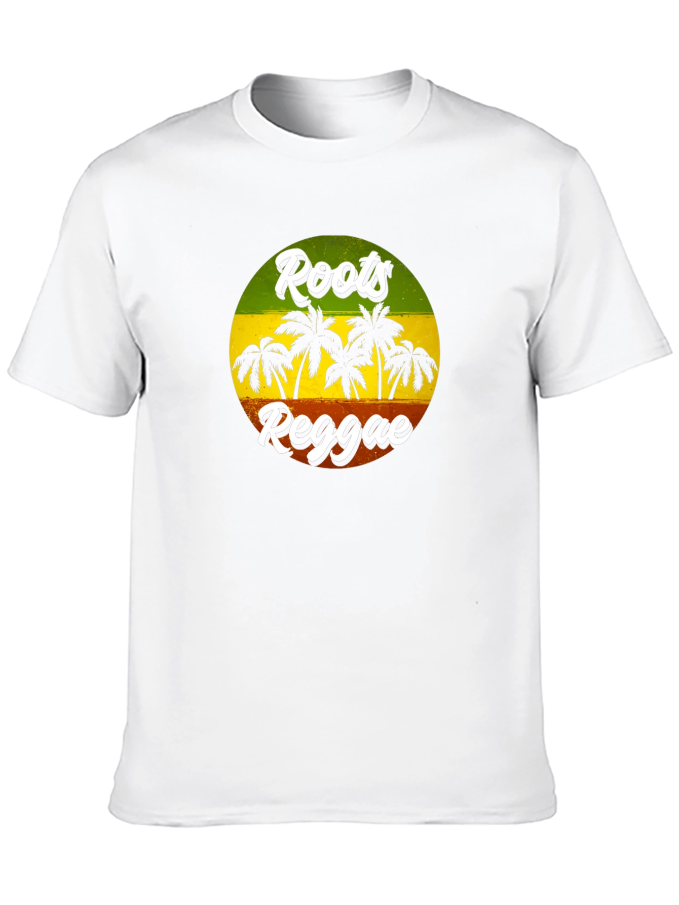 Camiseta Roots Reggae con Diseño de Islas