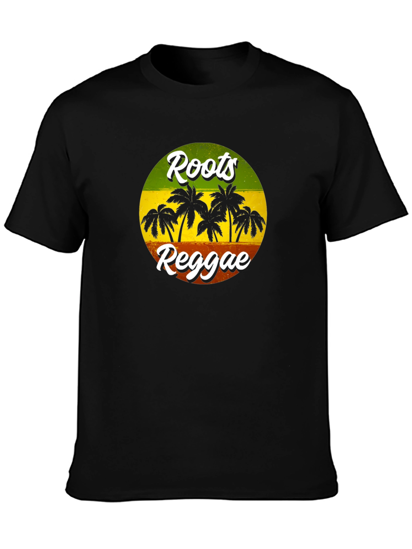 Camiseta Roots Reggae con Diseño de Islas