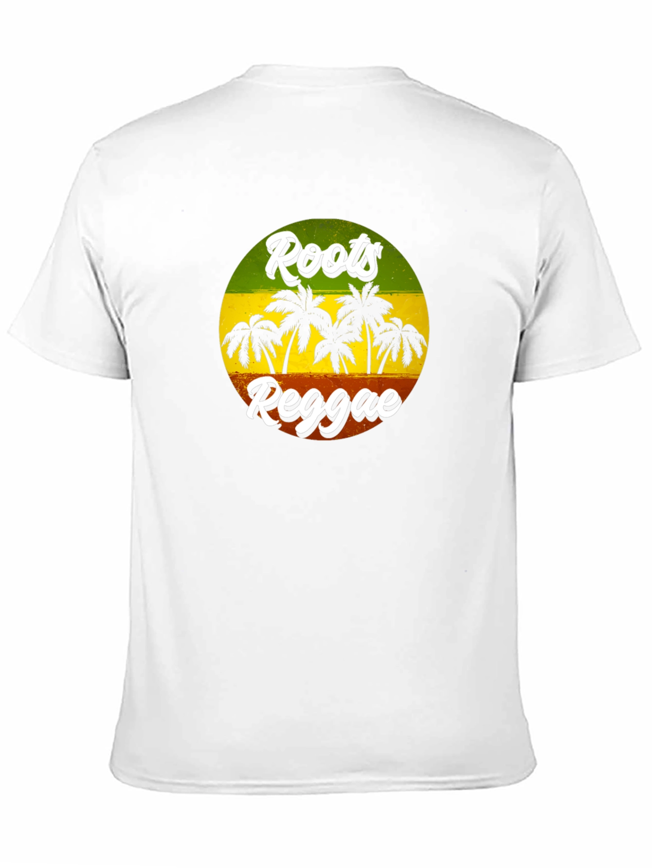 Camiseta Roots Reggae con Diseño de Islas
