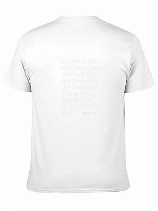 Camiseta Negra con Mensaje Motivacional