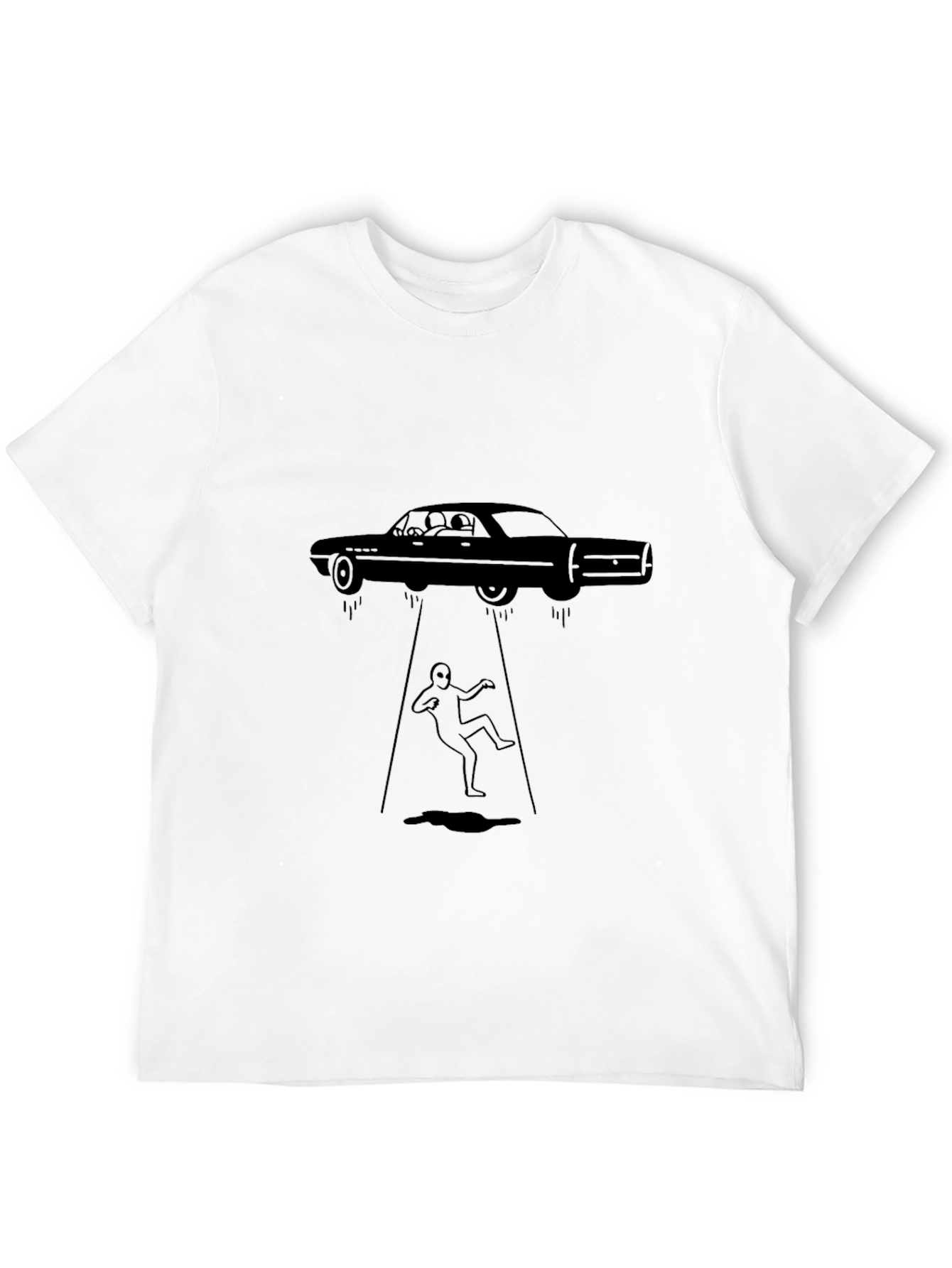Camiseta Negra: Abducción Automovilística
