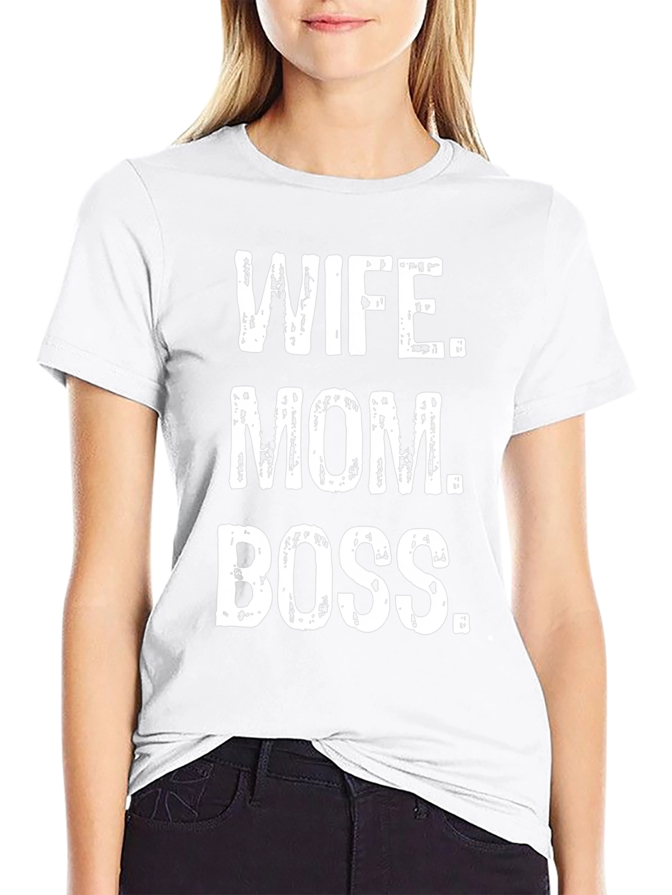 Camiseta Mujer Esposa Mamá Jefa