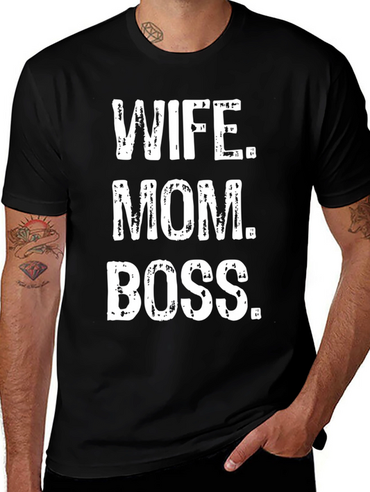 Camiseta Mujer Esposa Mamá Jefa