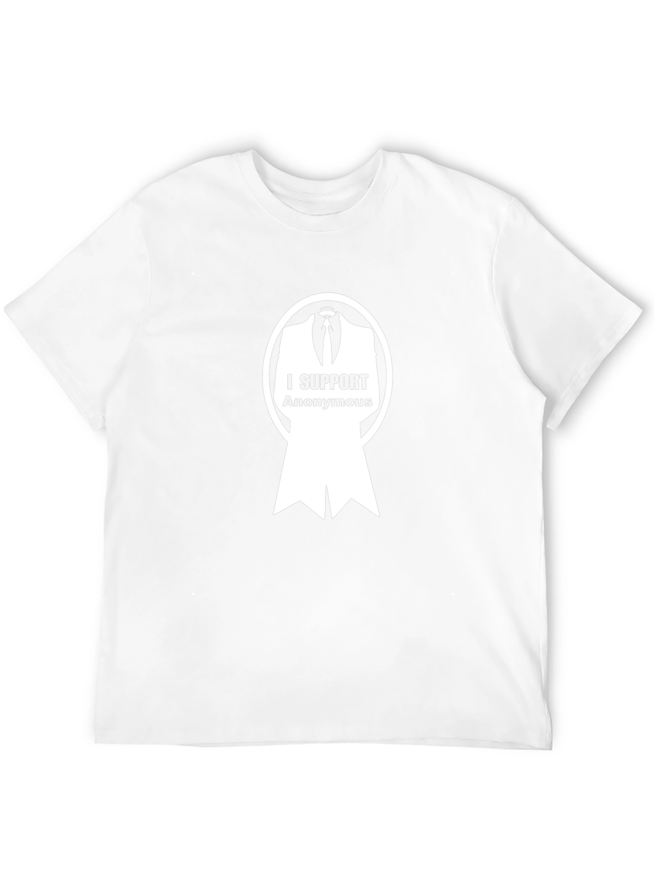 Camiseta Negra: Apoyo a Anonymous