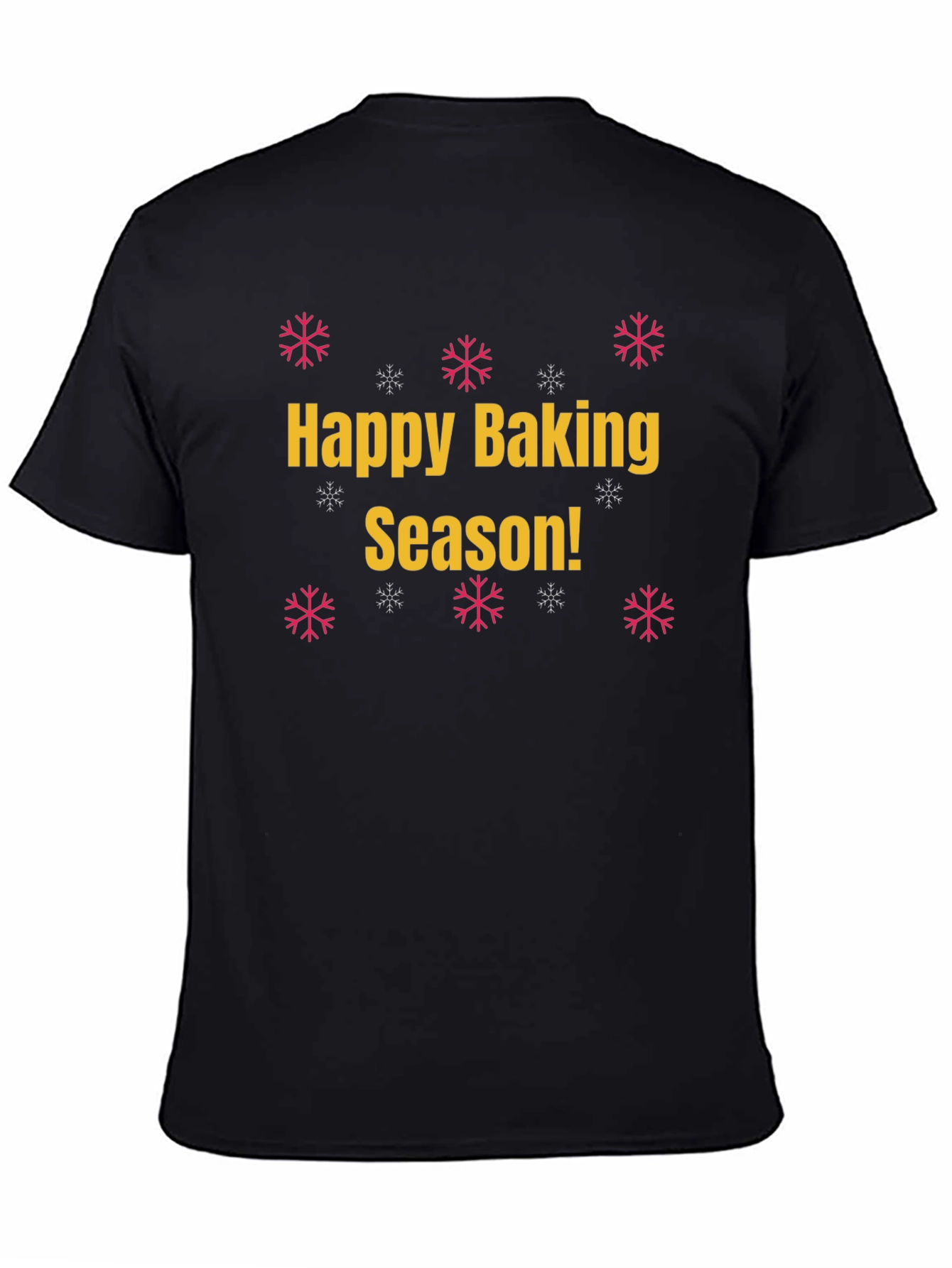 Camiseta Negra Happy Baking Season!