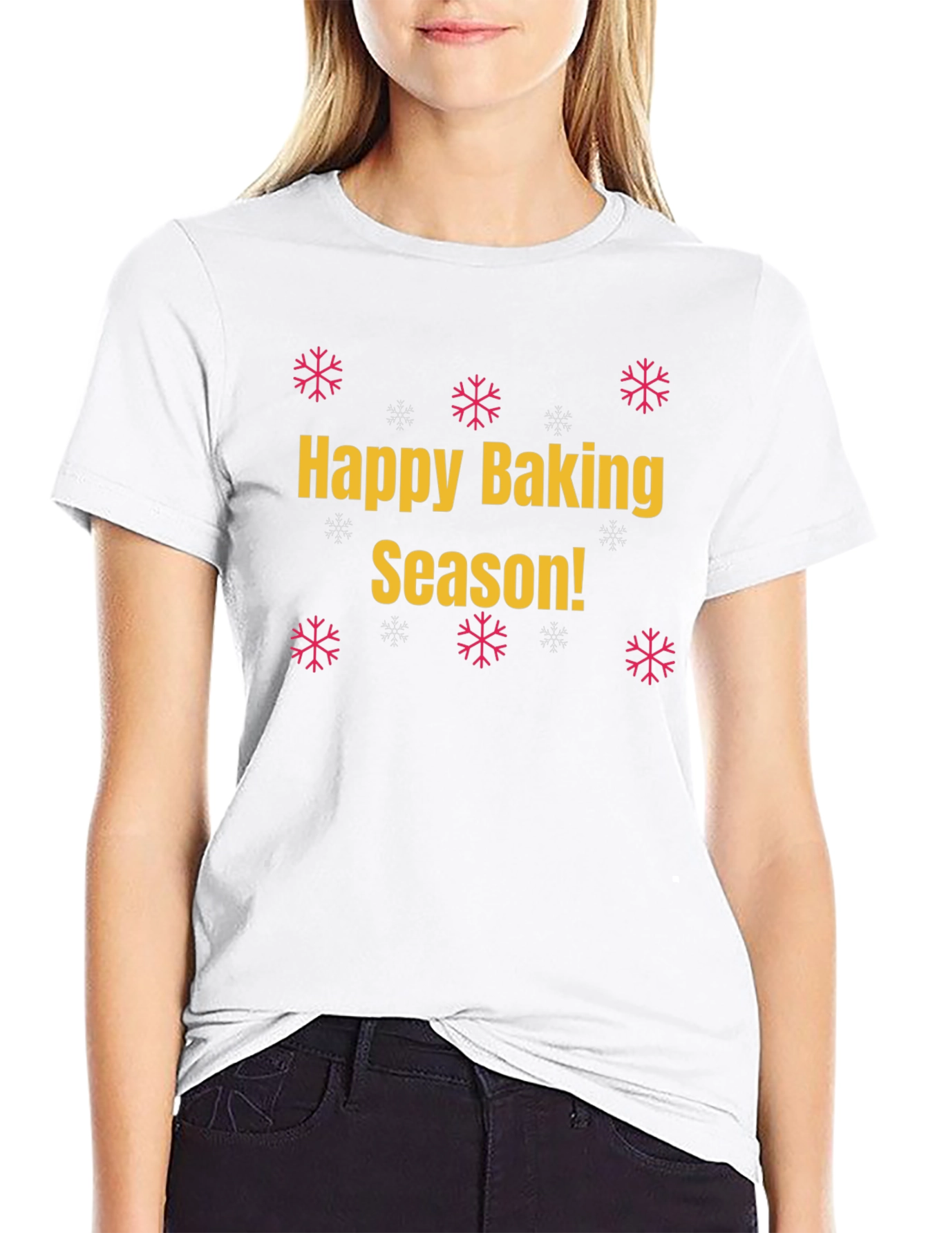 Camiseta Negra Happy Baking Season!