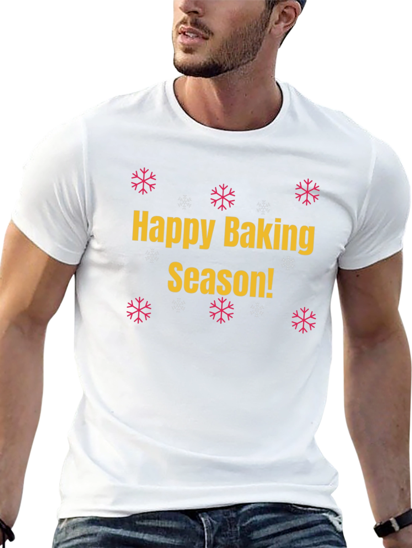 Camiseta Negra Happy Baking Season!