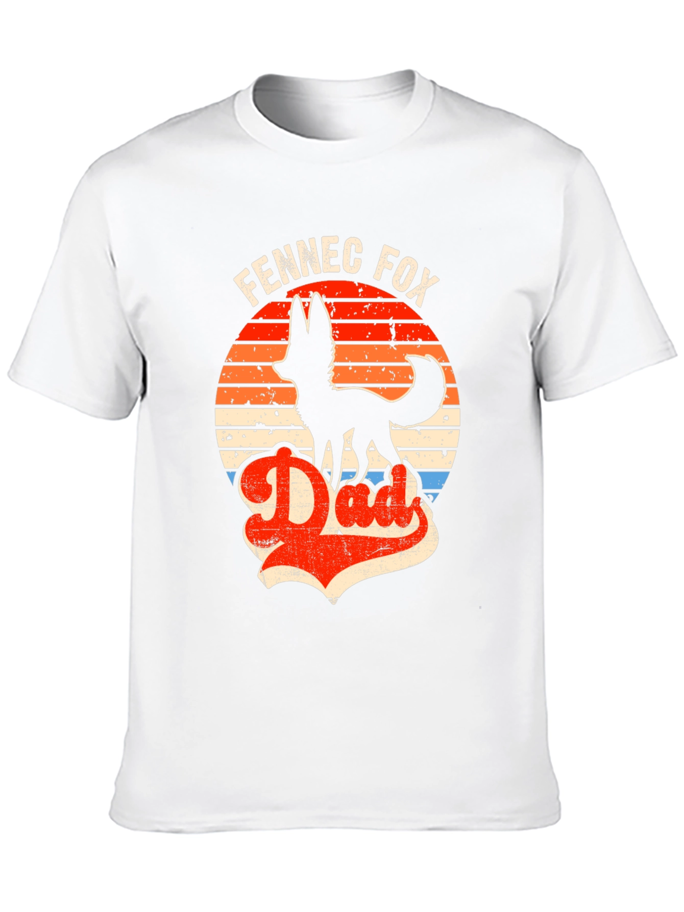 Camiseta Negra Fennec Fox Dad