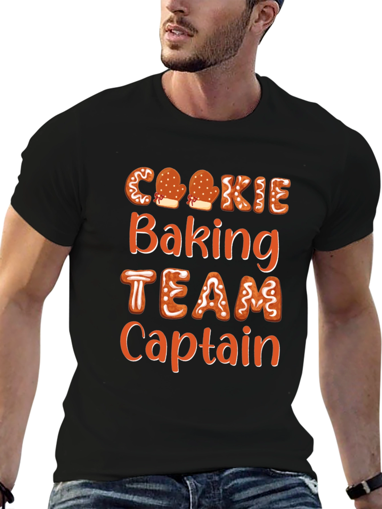 Camiseta Capitán Equipo Hornear Galletas