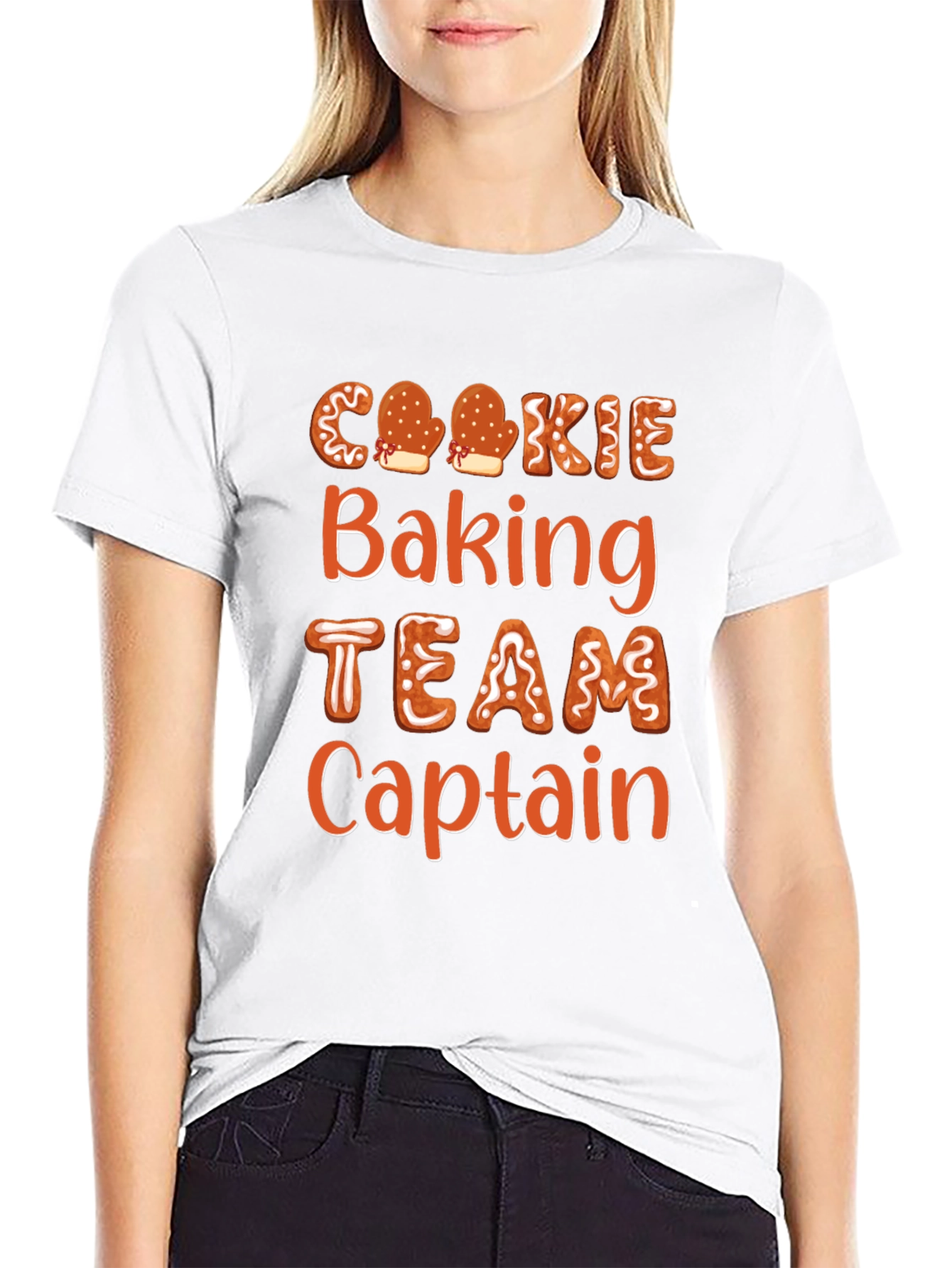 Camiseta Capitán Equipo Hornear Galletas