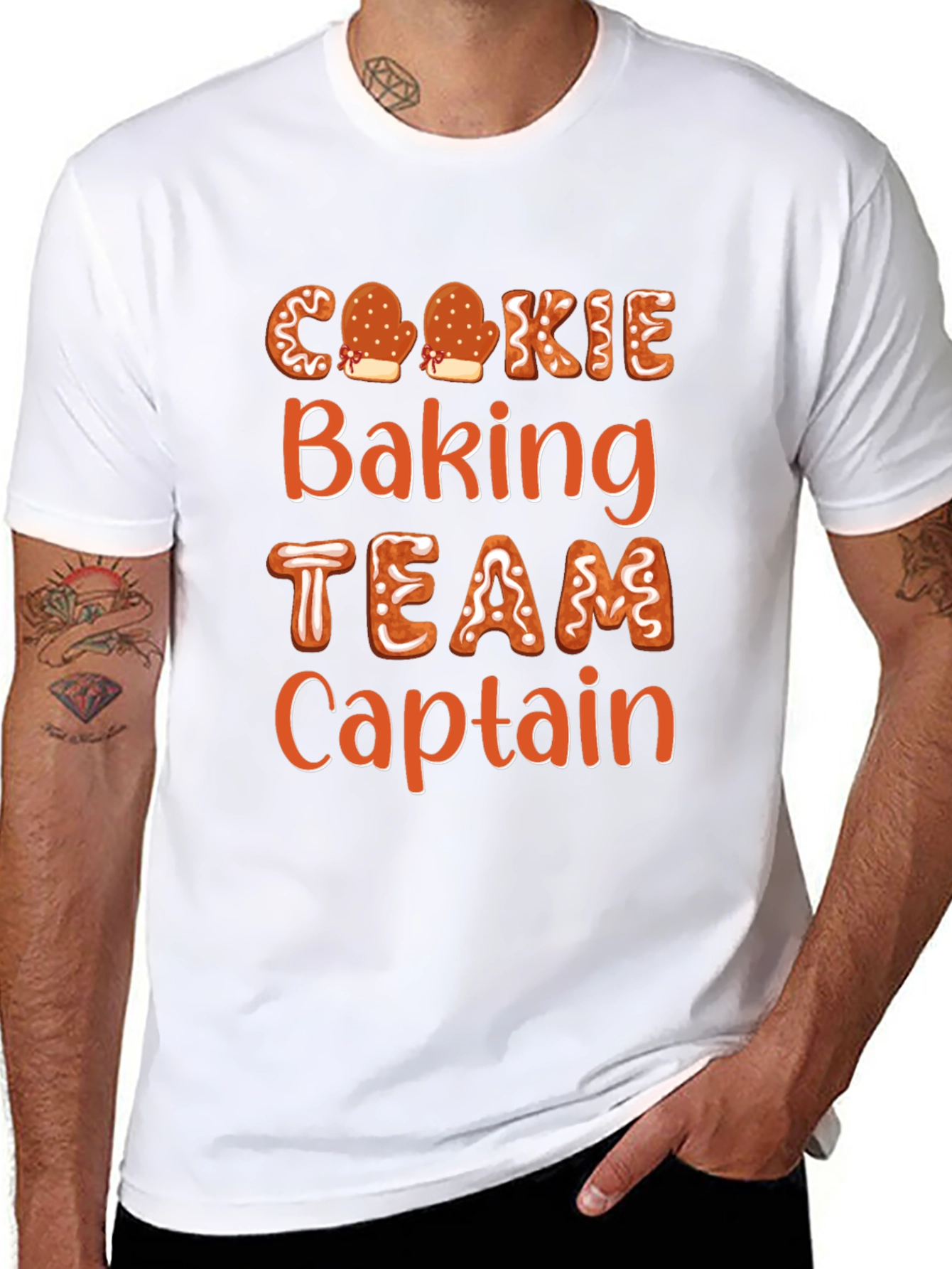 Camiseta Capitán Equipo Hornear Galletas