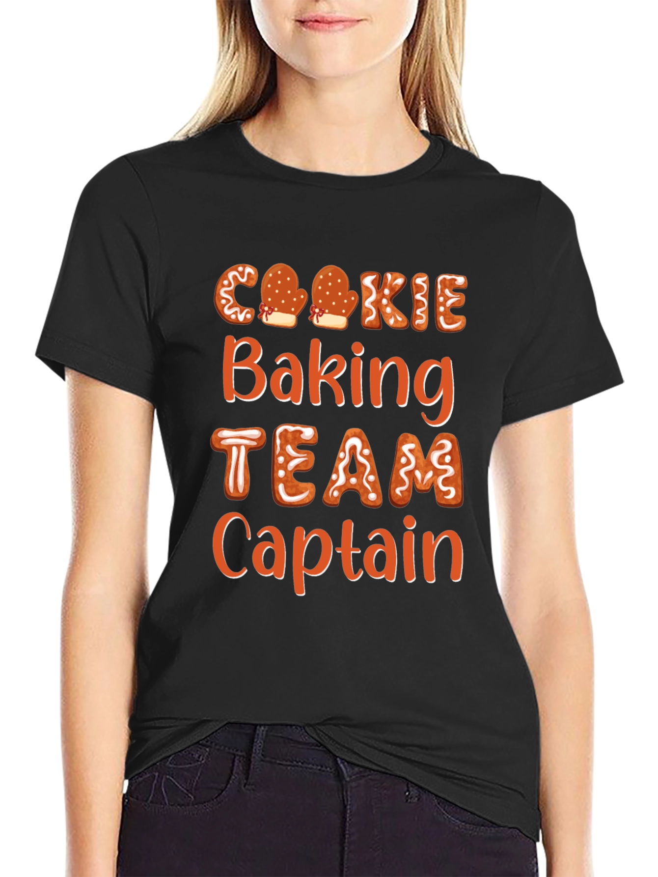 Camiseta Capitán Equipo Hornear Galletas