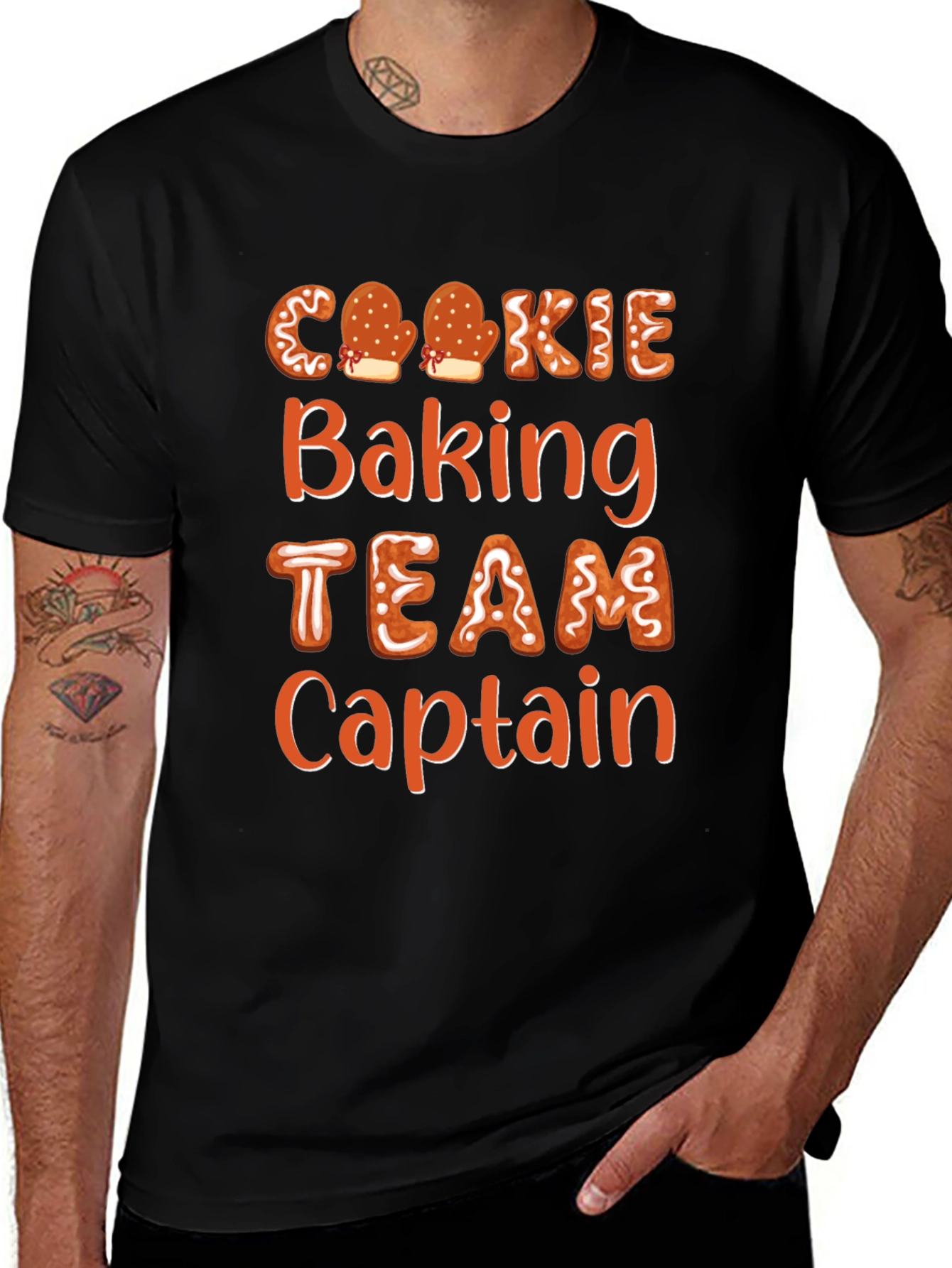 Camiseta Capitán Equipo Hornear Galletas