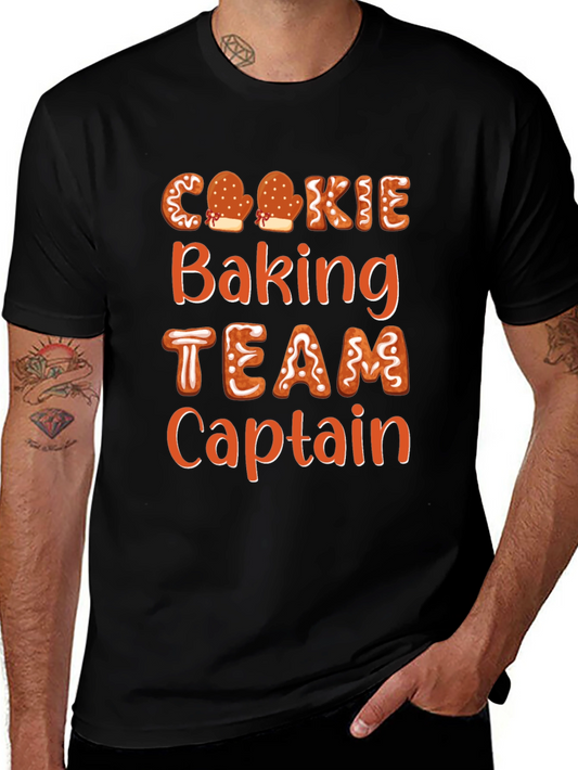 Camiseta Capitán Equipo Hornear Galletas