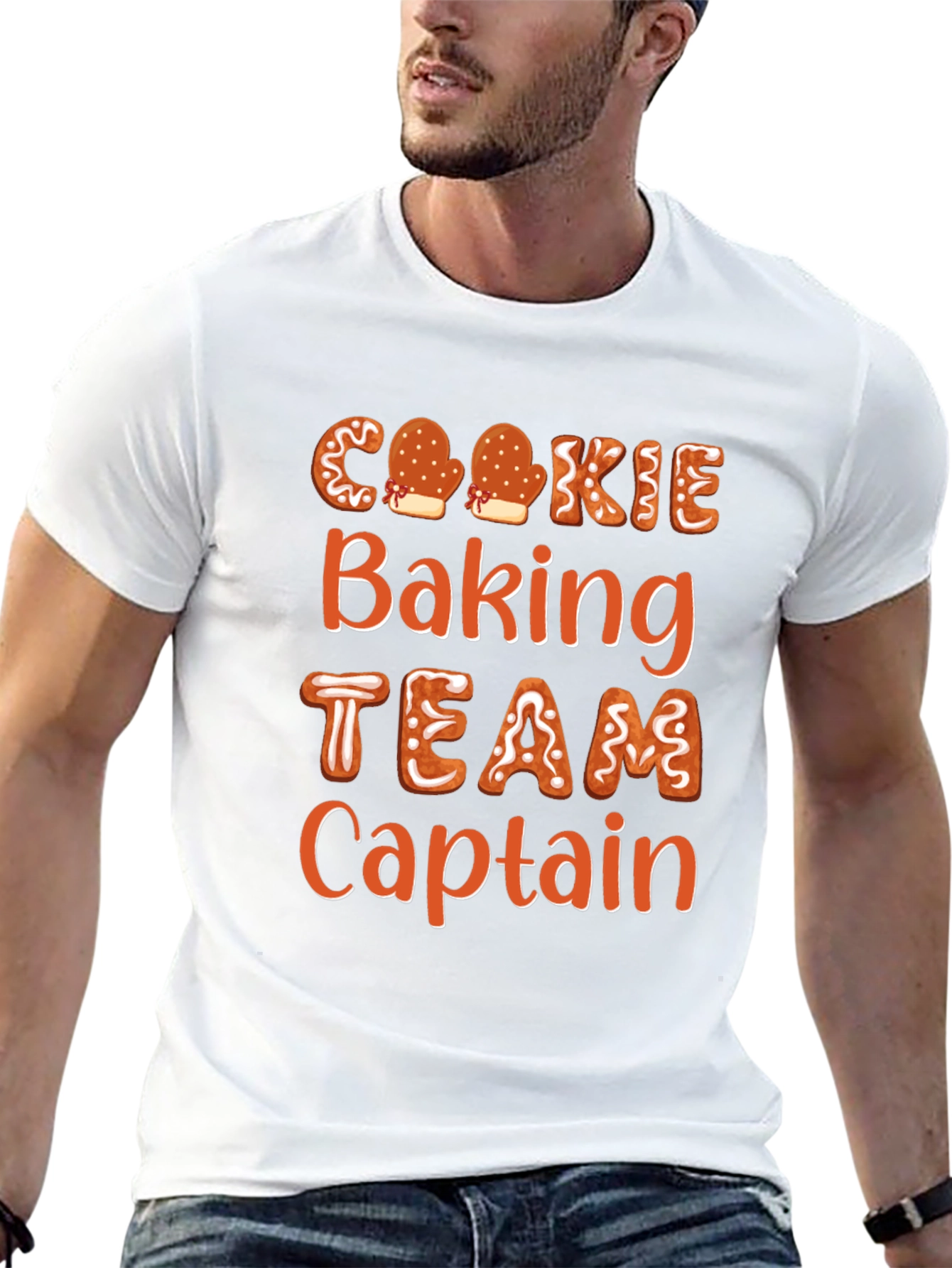 Camiseta Capitán Equipo Hornear Galletas