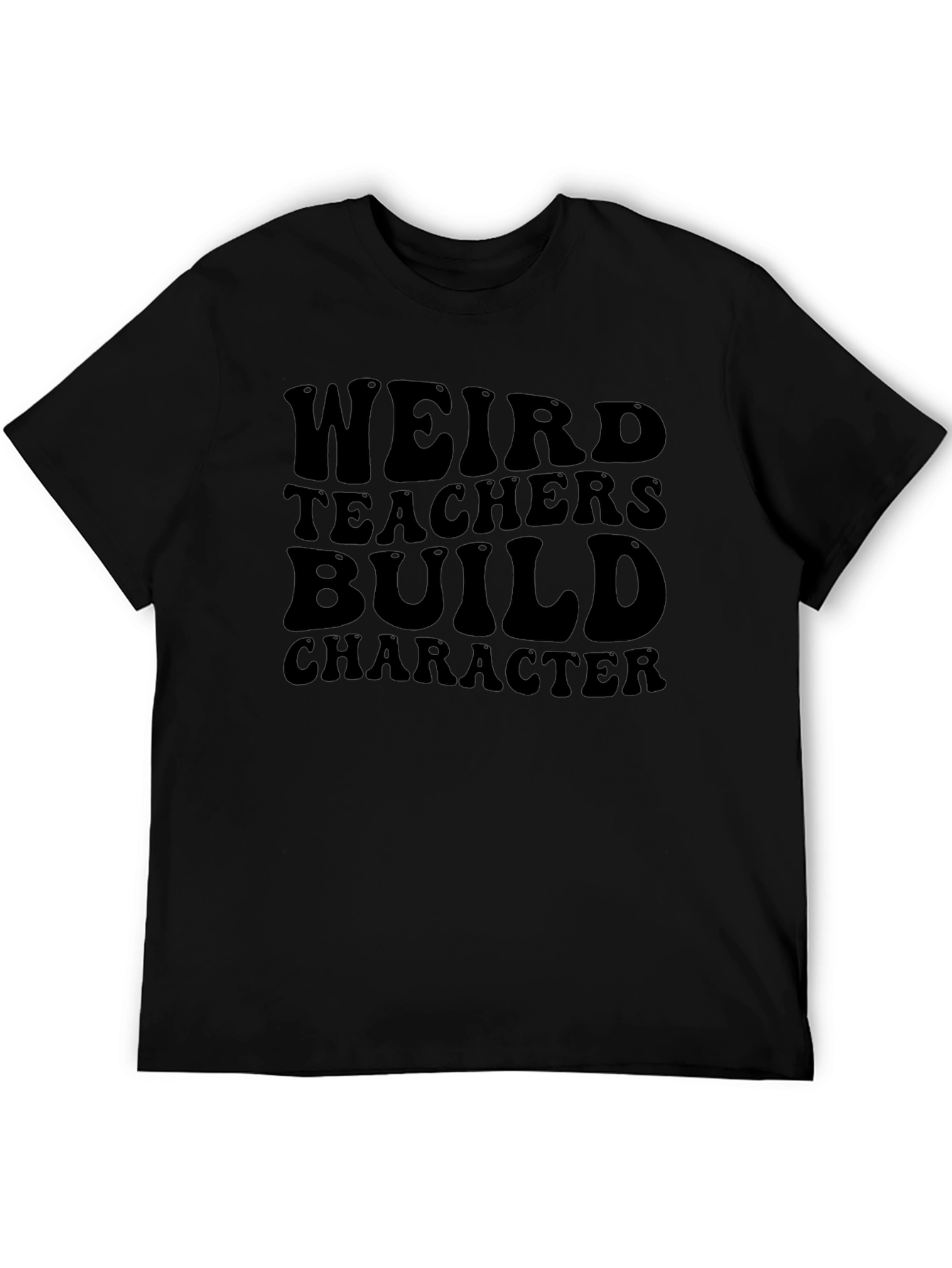Camiseta Negra: Profesores Raros Construyen Carácter