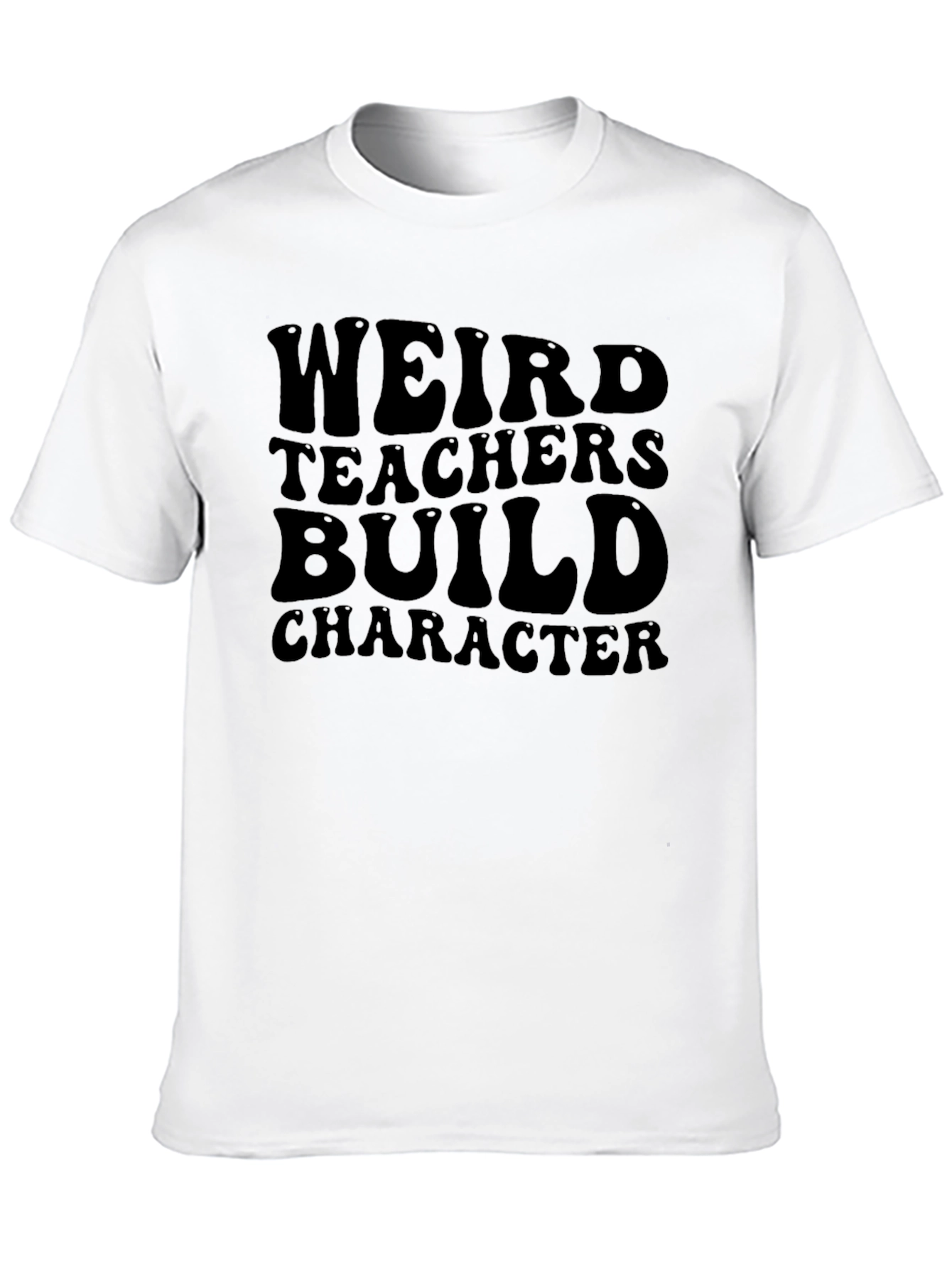 Camiseta Negra: Profesores Raros Construyen Carácter