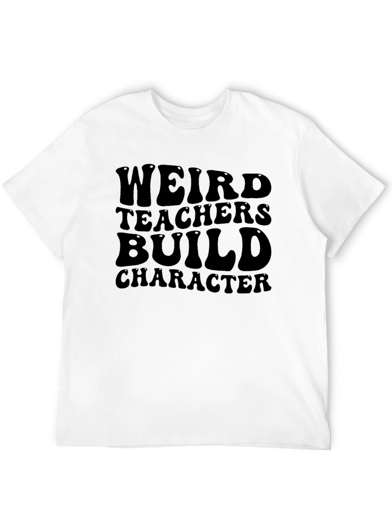 Camiseta Negra: Profesores Raros Construyen Carácter
