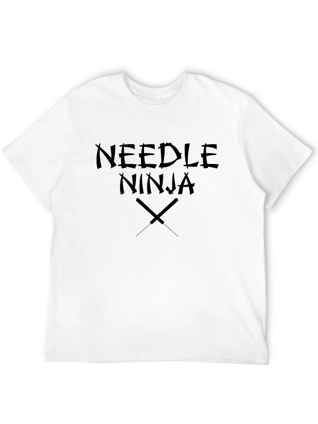 Camiseta Negra Needle Ninja para Hombre