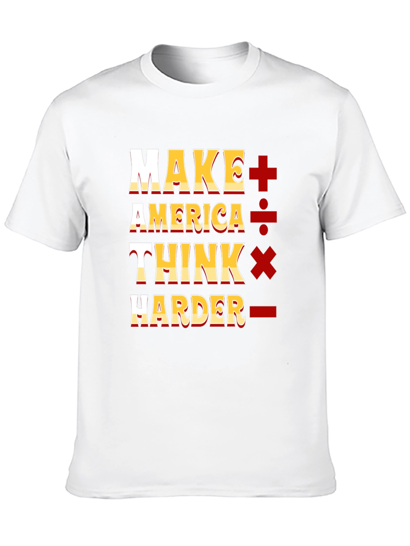 Camiseta Negra: Make America Think Harder