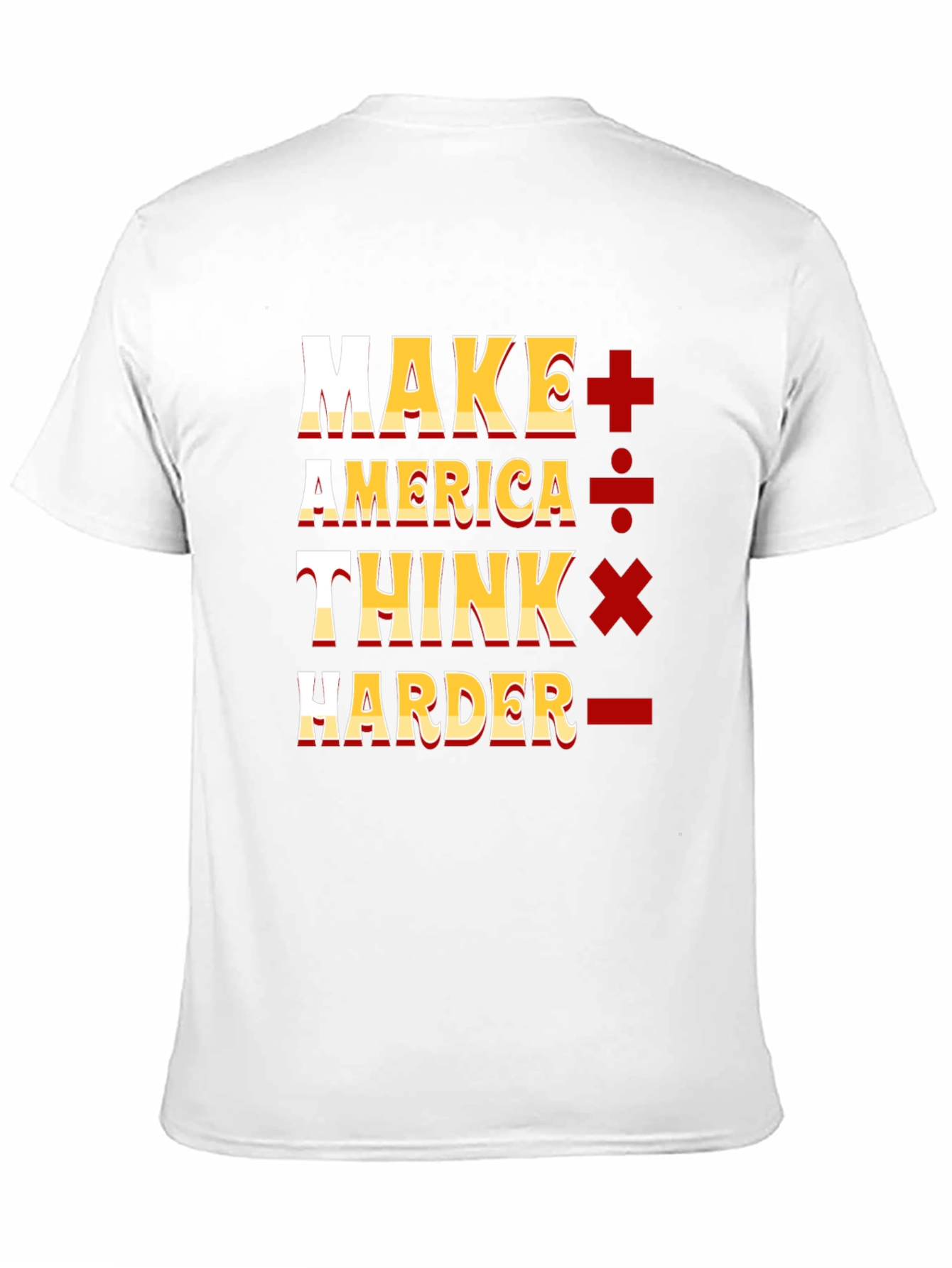 Camiseta Negra: Make America Think Harder