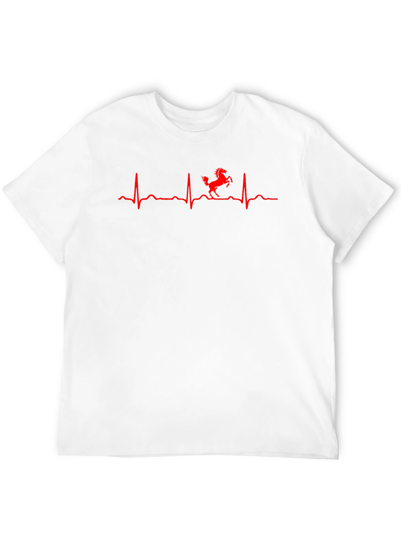 Ferrari Heartbeat T-Shirt - Mens Black Tee