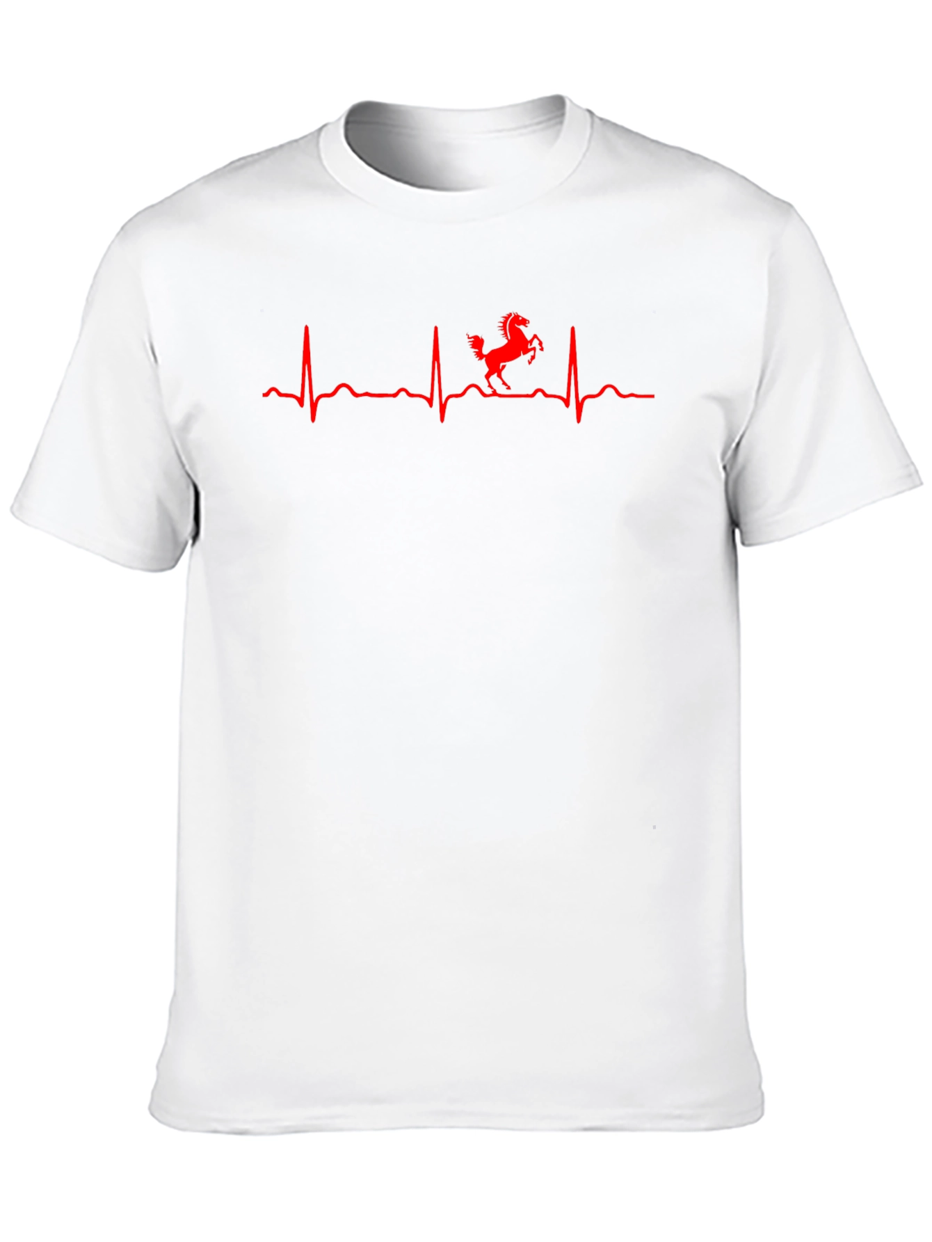 Ferrari Heartbeat T-Shirt - Mens Black Tee