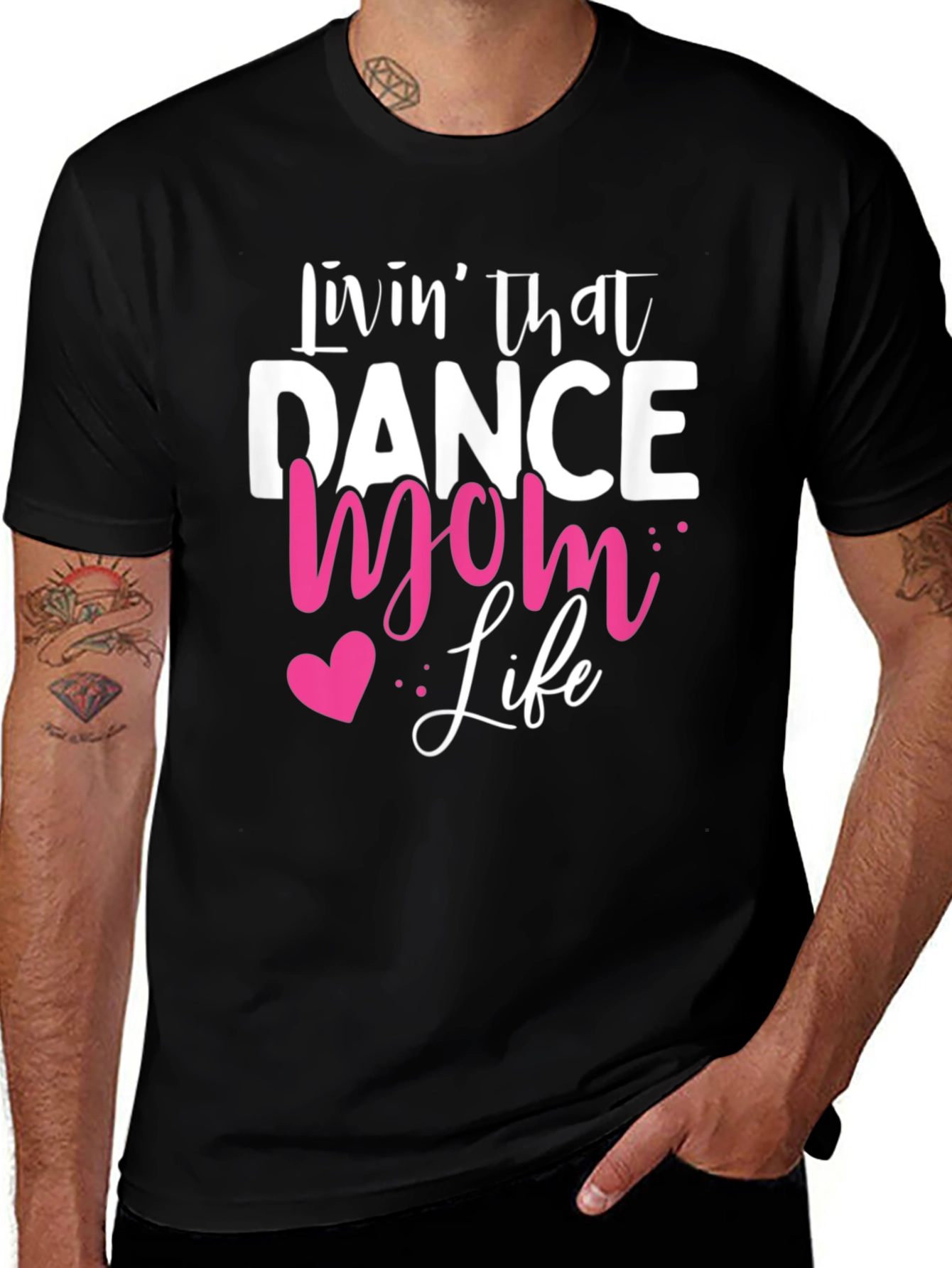 Camiseta Negra Dance Mom Life