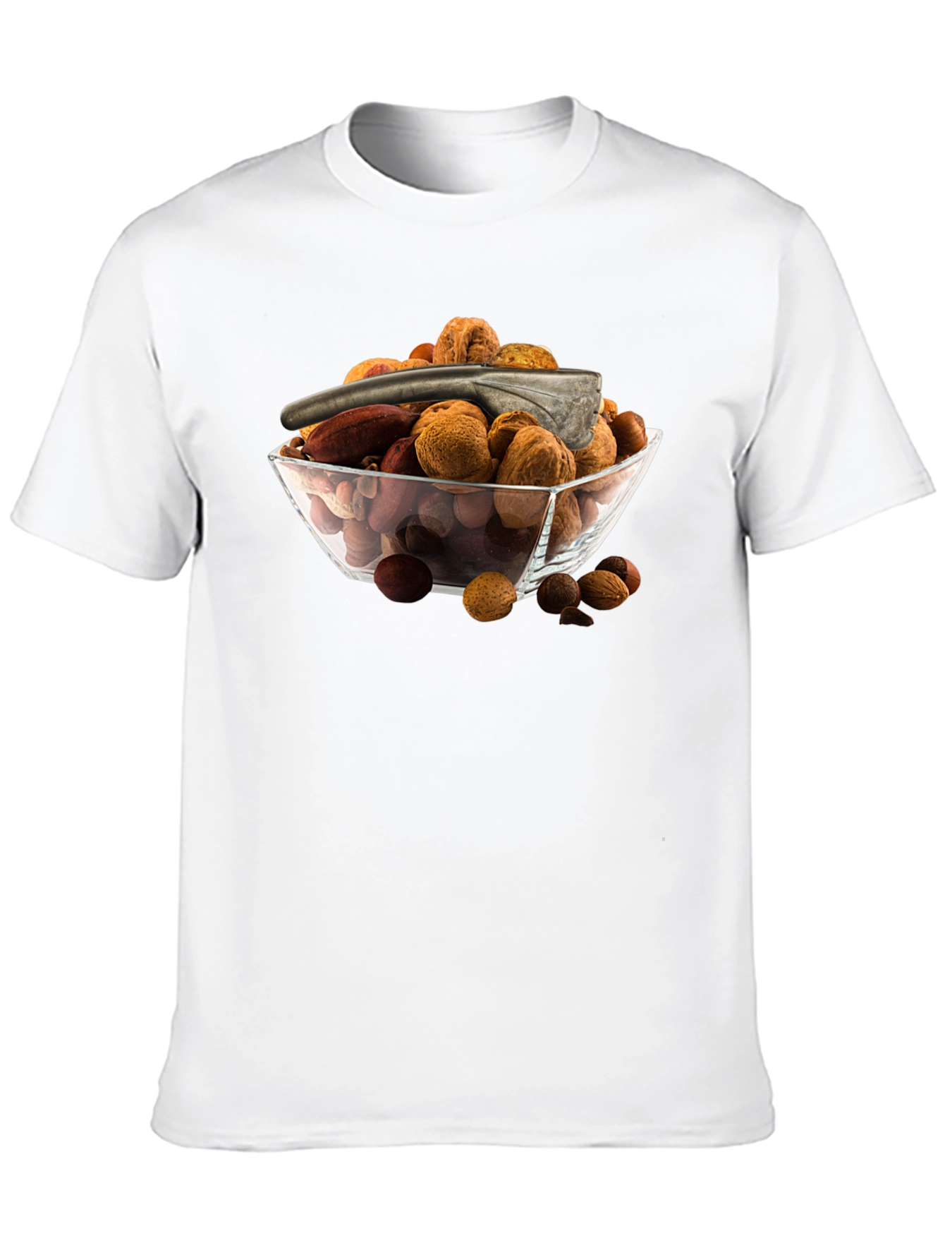 Camiseta Negra con Bol de Frutos Secos