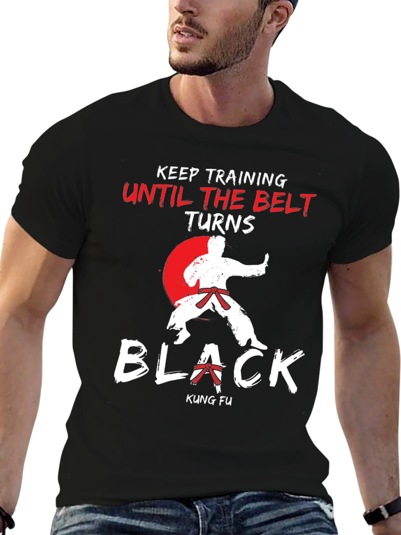 Camiseta Kung Fu Cinturón Negro