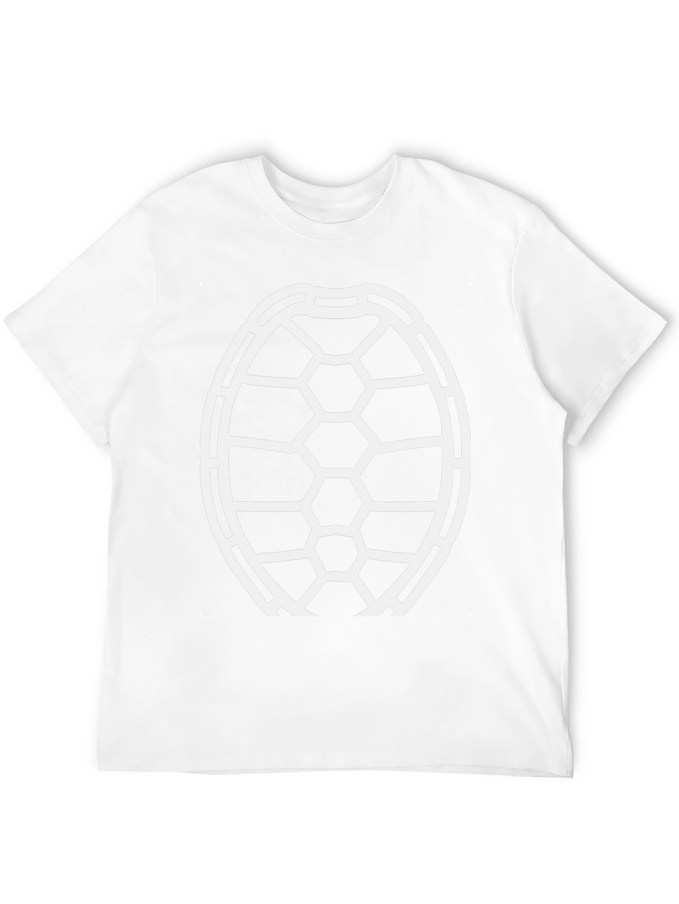 Camiseta Negra con Diseño de Caparazón de Tortuga
