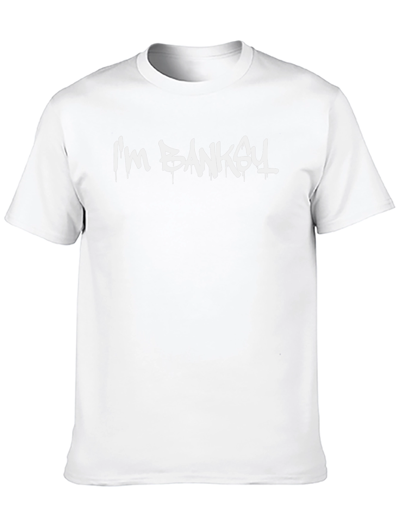 Camiseta Negra Im Banksy para Hombre