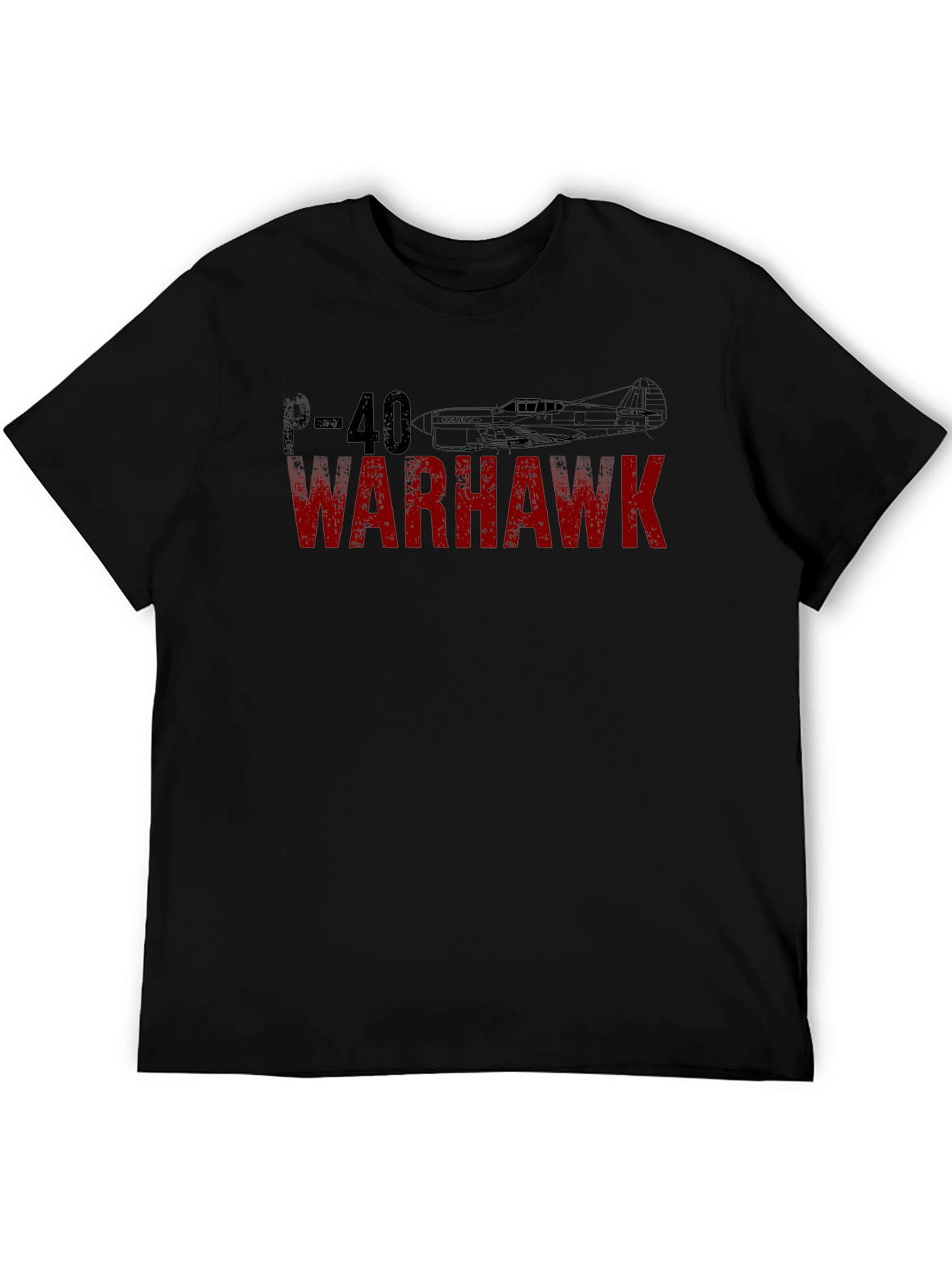 Camiseta Negra P-40 Warhawk