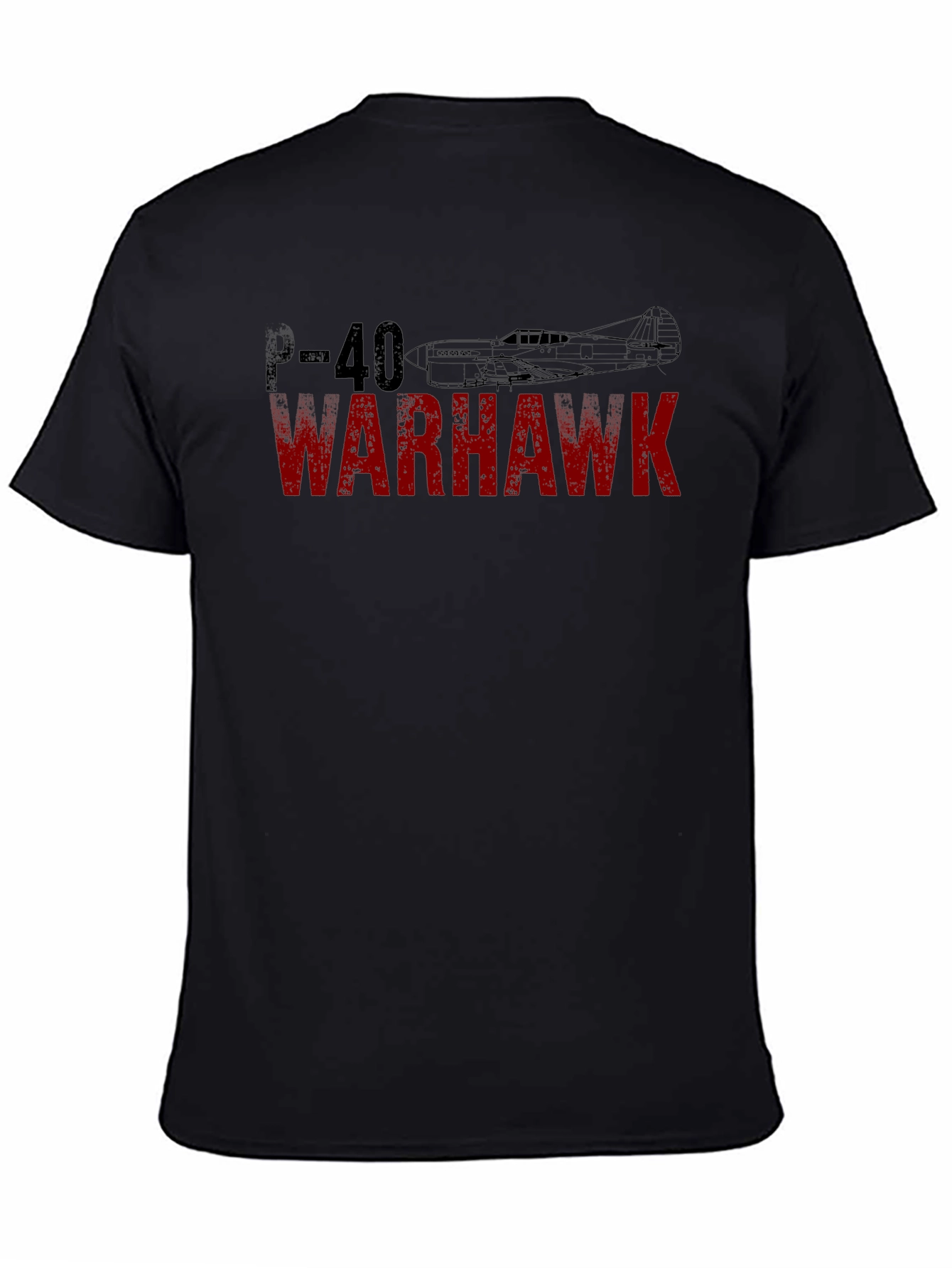 Camiseta Negra P-40 Warhawk
