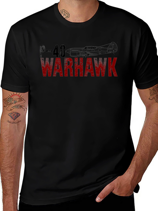 Camiseta Negra P-40 Warhawk