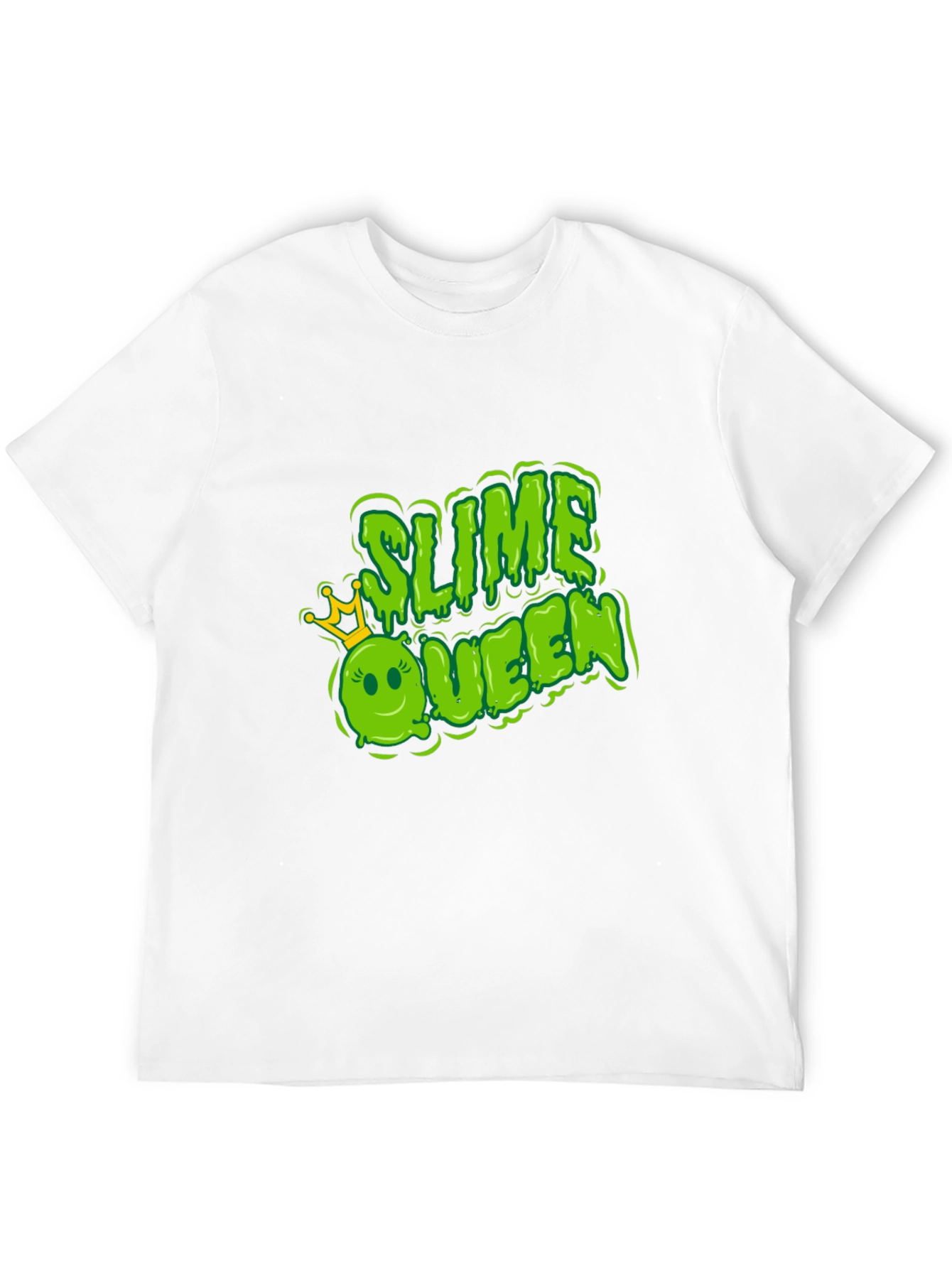 Camiseta Negra Slime Queen Divertida