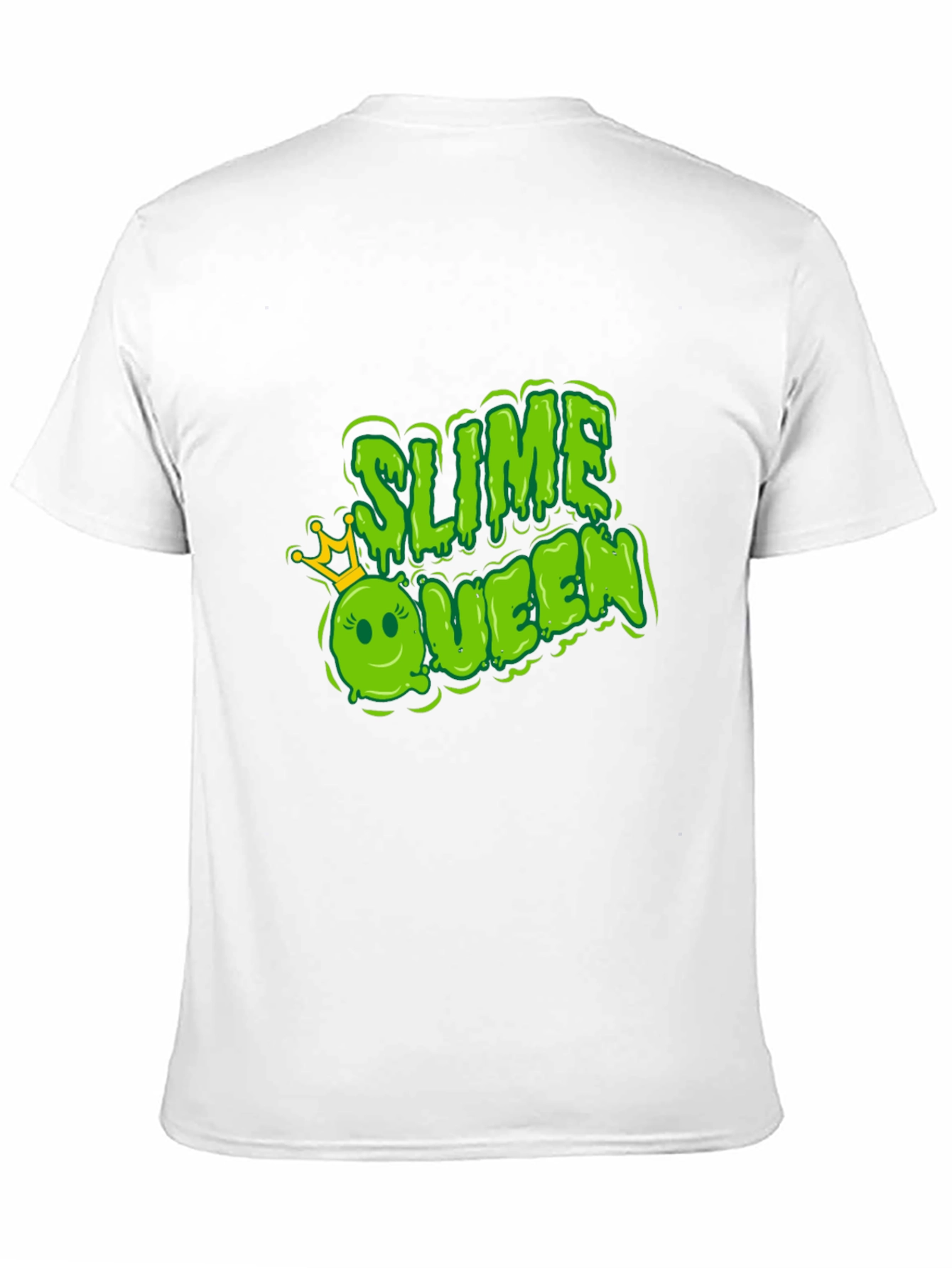 Camiseta Negra Slime Queen Divertida