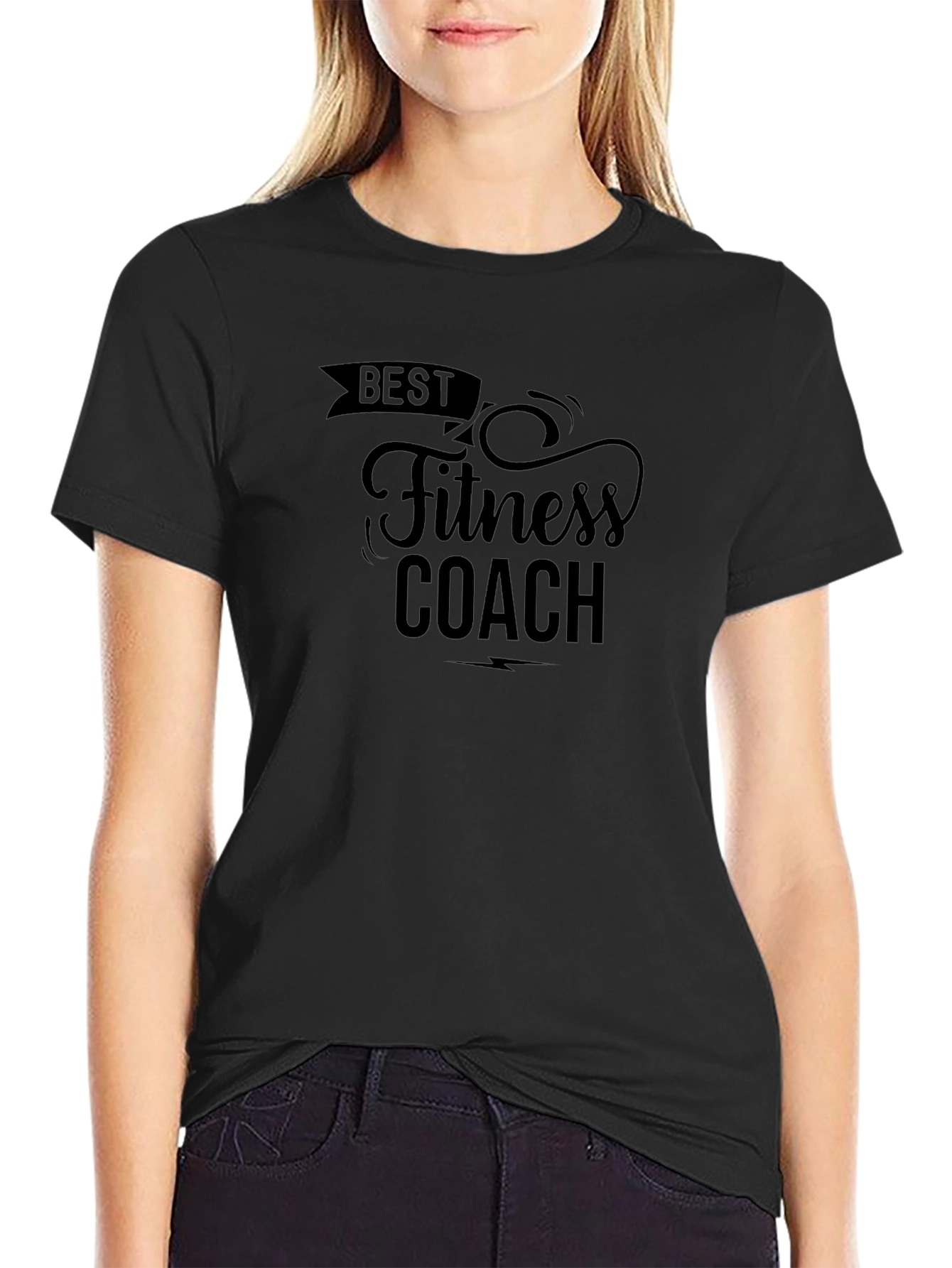 Camiseta Negra Best Fitness Coach Hombre