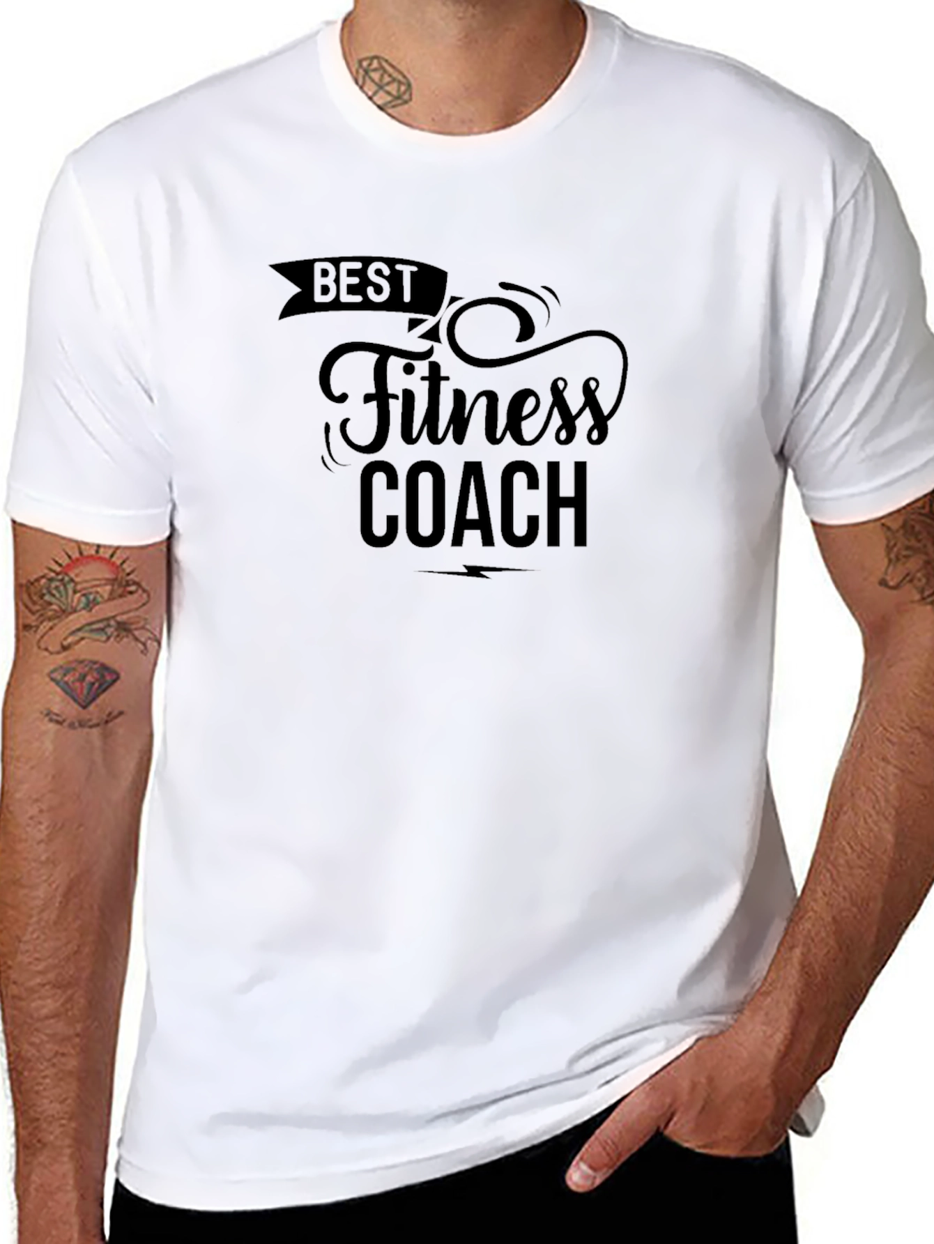 Camiseta Negra Best Fitness Coach Hombre