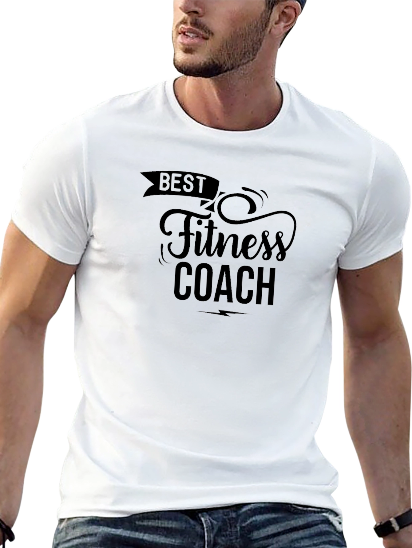 Camiseta Negra Best Fitness Coach Hombre