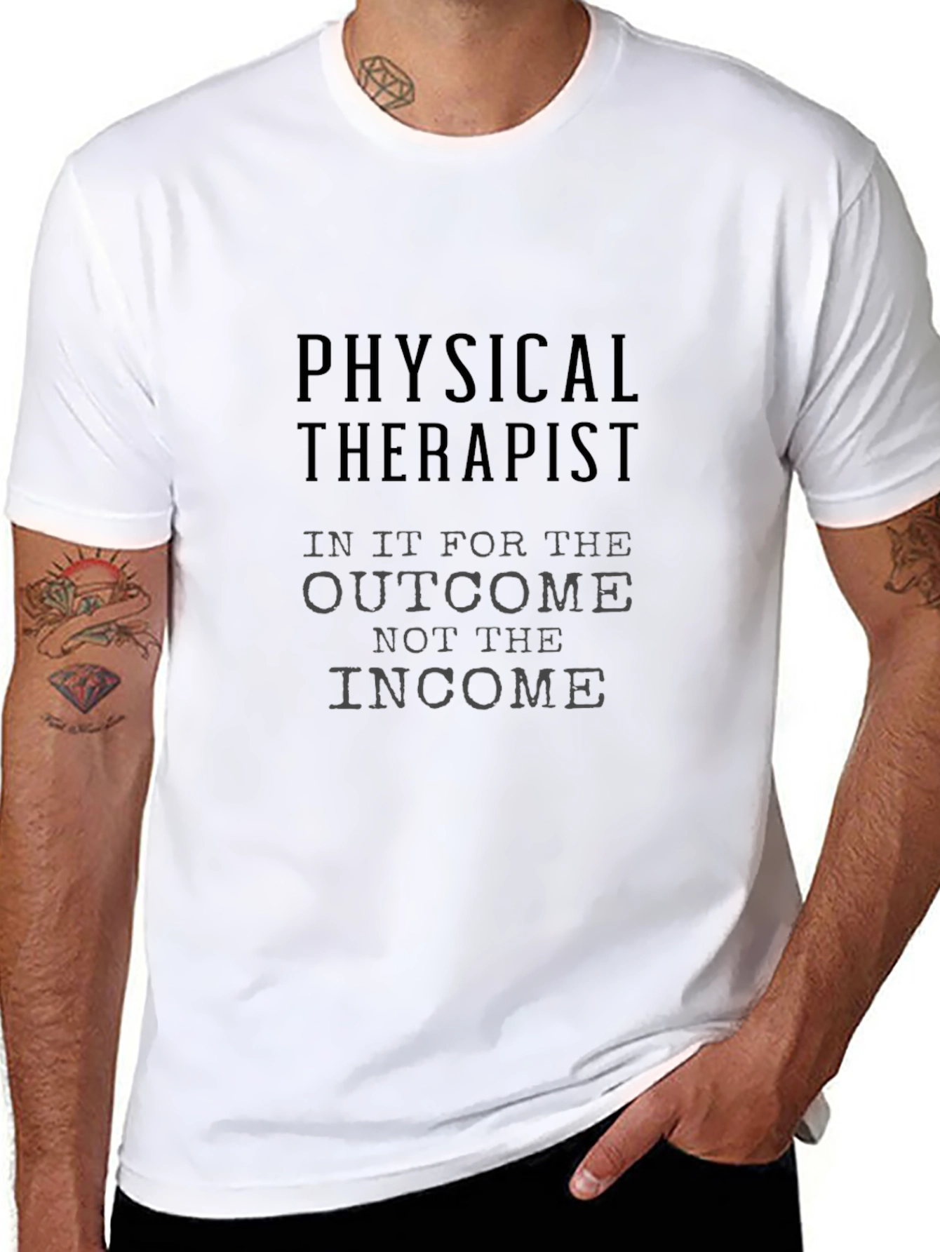 Camiseta Negra Fisioterapeuta: El Resultado Importa