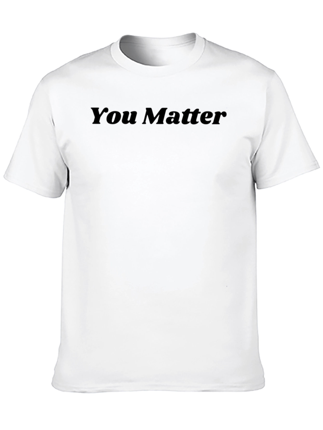 Camiseta Negra You Matter para Hombre