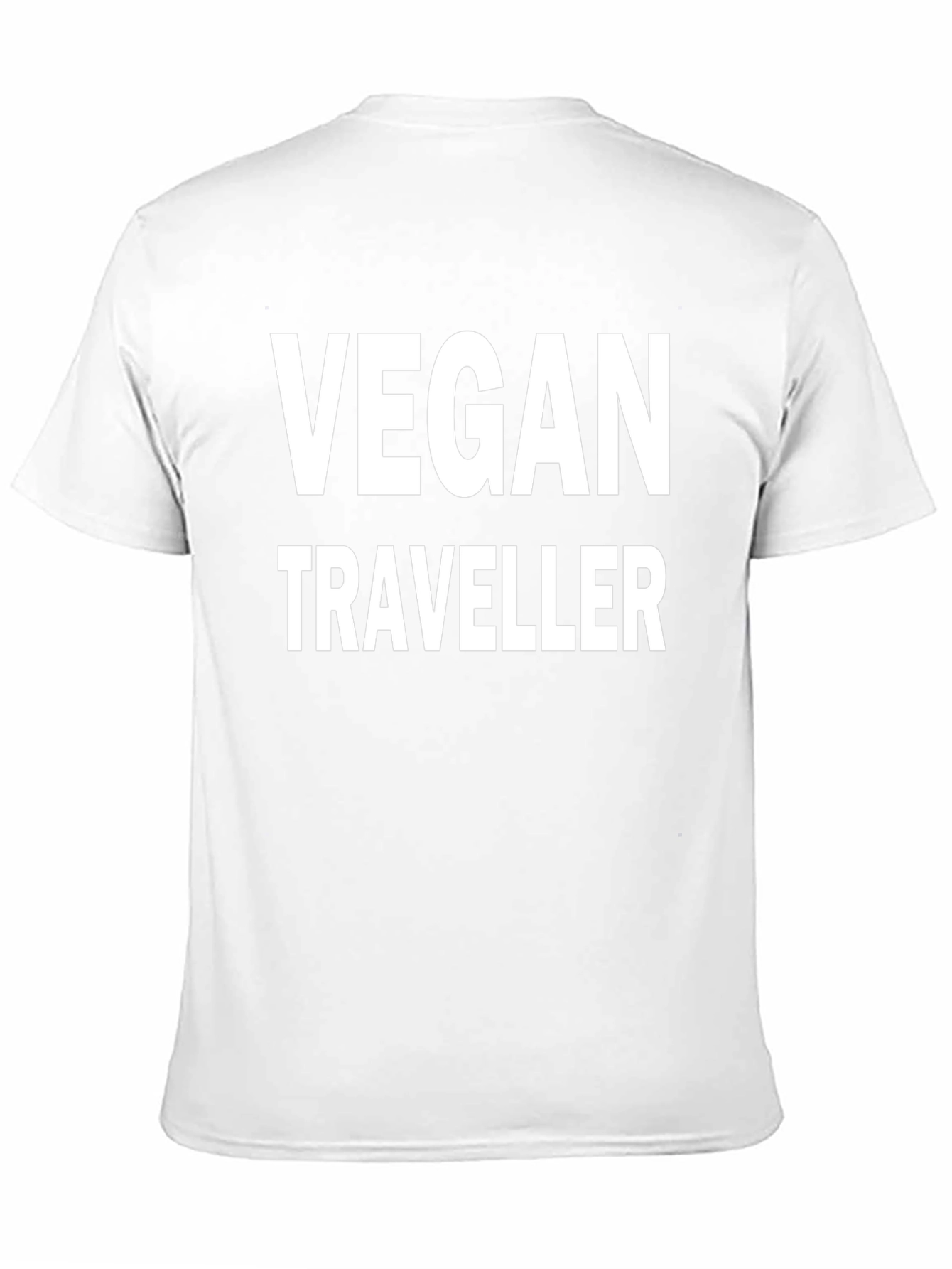 Camiseta Negra Vegana de Viajero