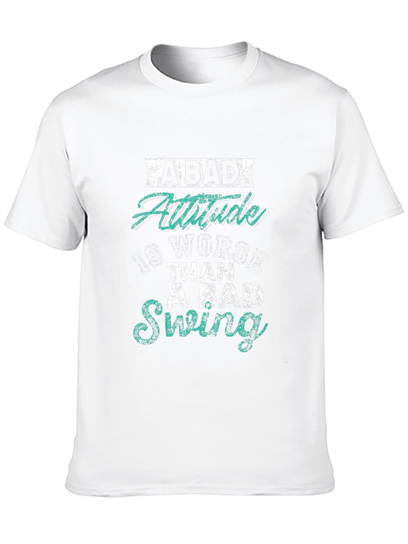 Camiseta Negra con Estampado: Actitud vs. Swing