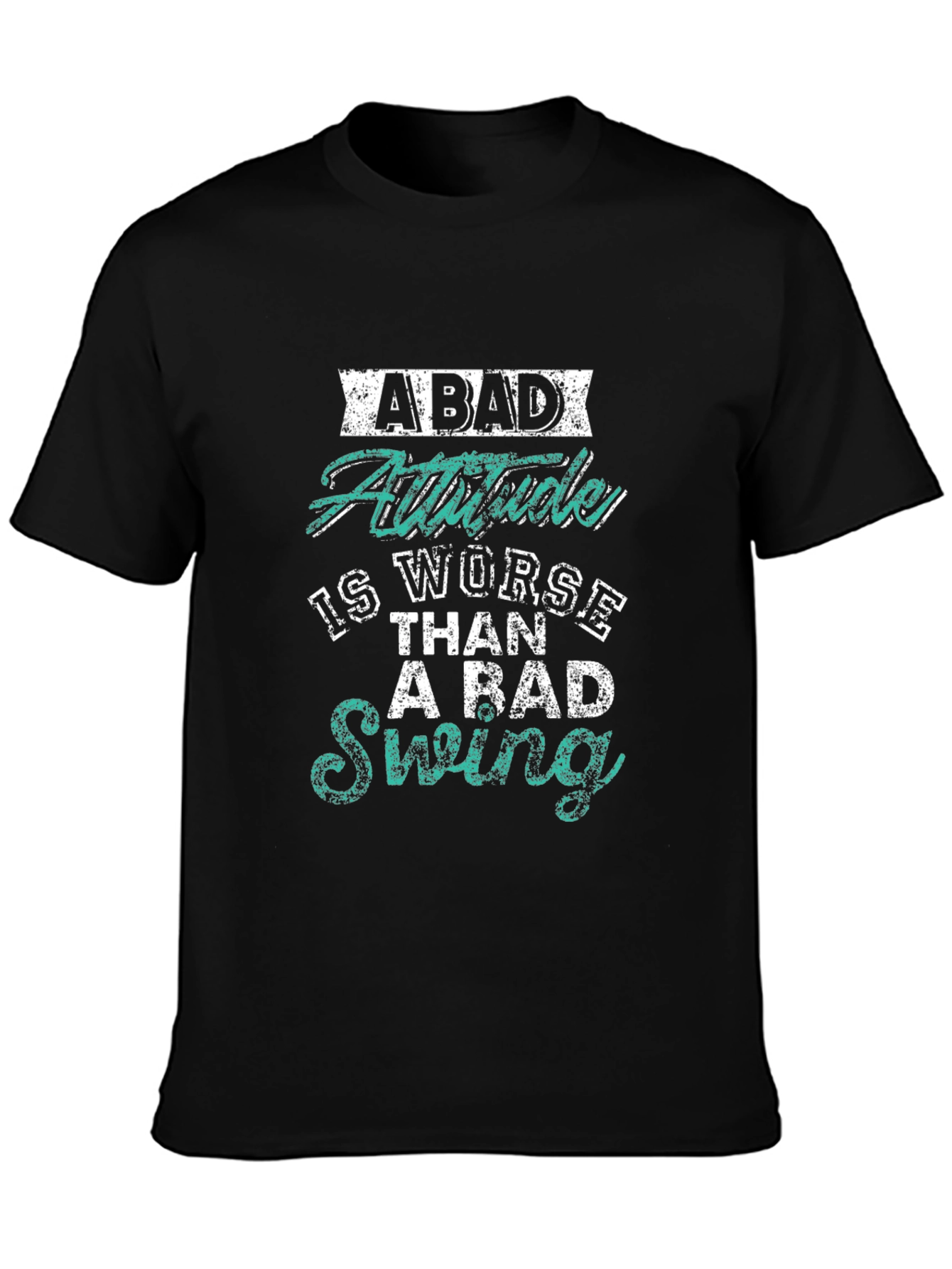 Camiseta Negra con Estampado: Actitud vs. Swing
