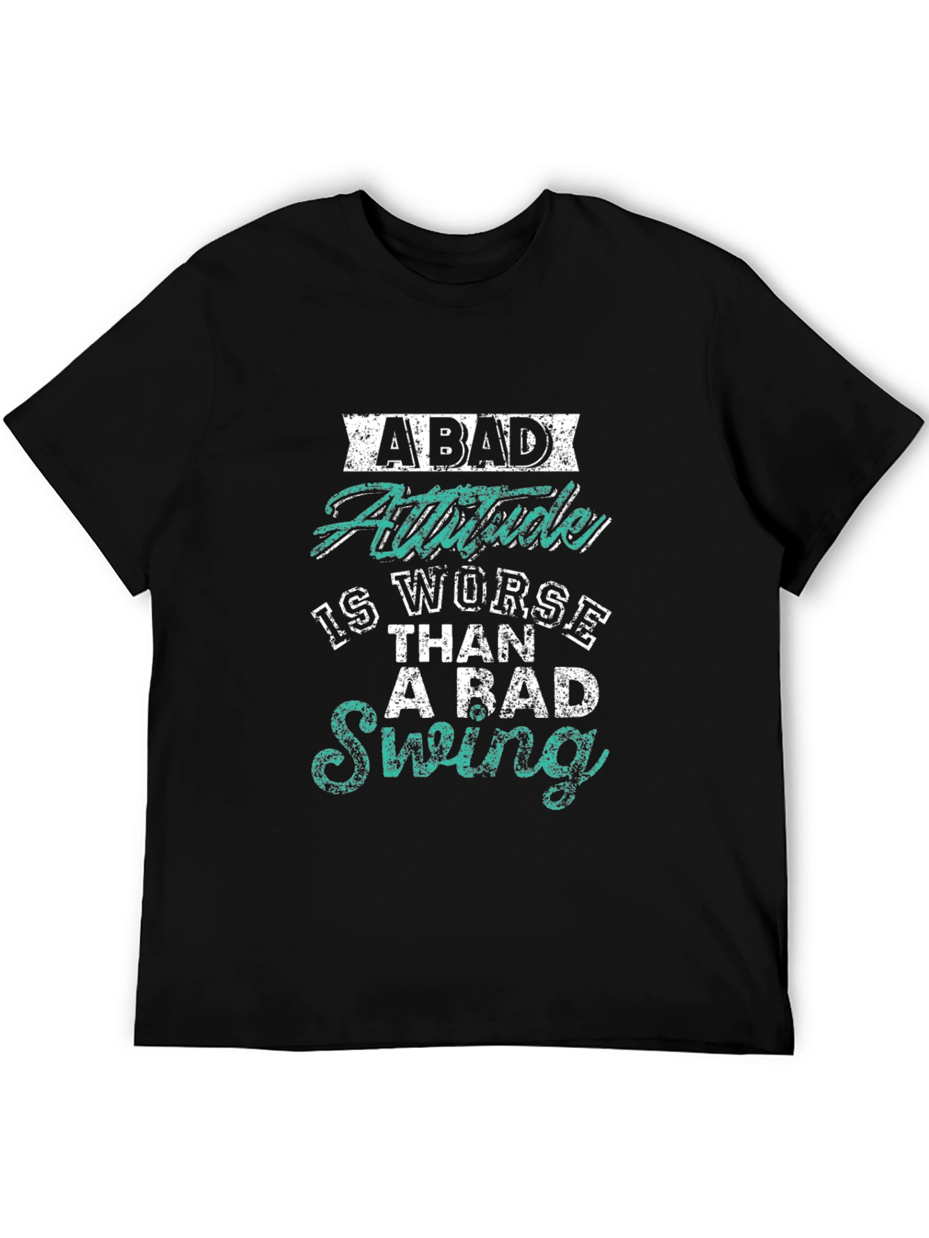 Camiseta Negra con Estampado: Actitud vs. Swing