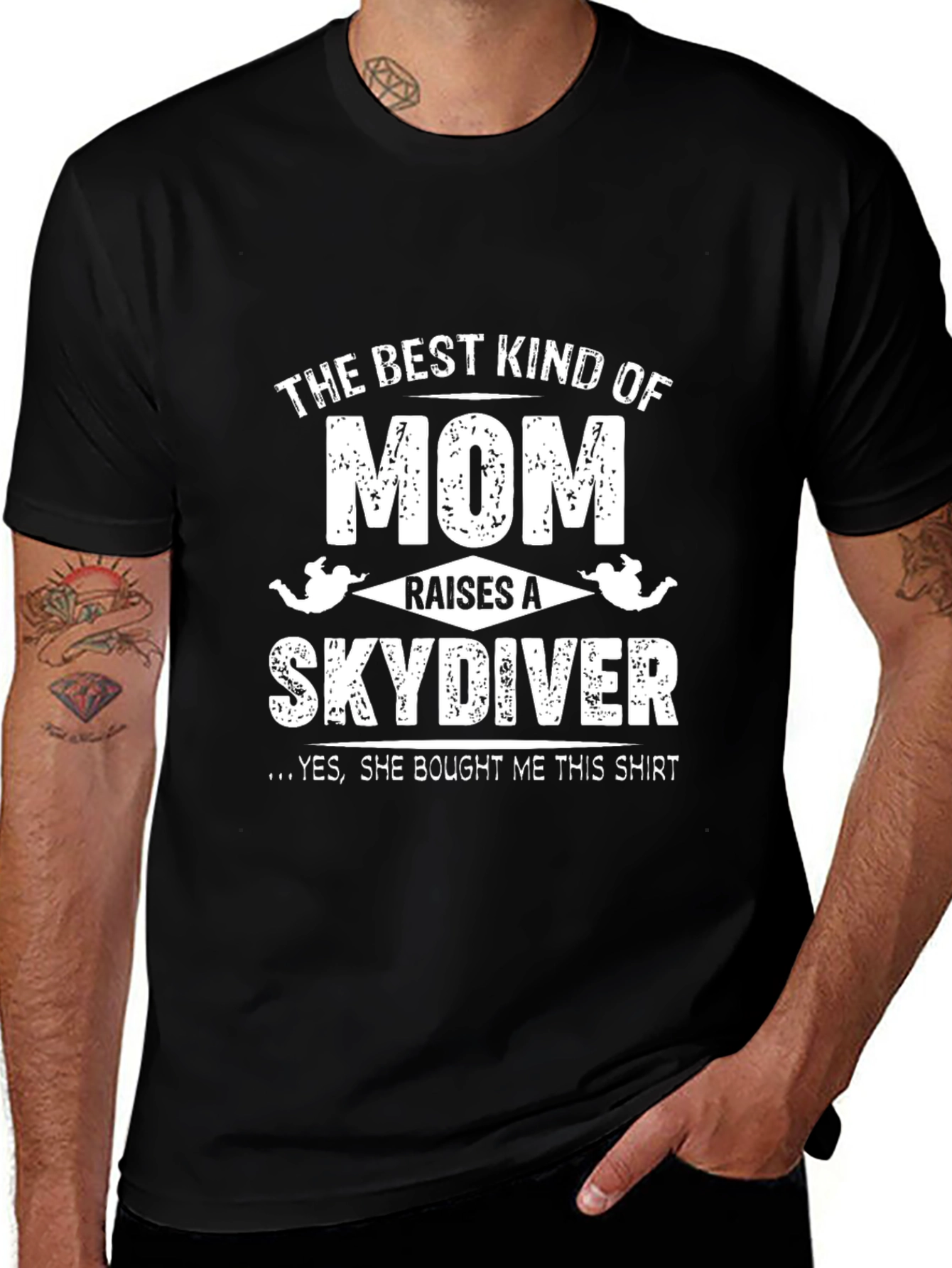 Camiseta The Best Kind of Mom Raises a Skydiver