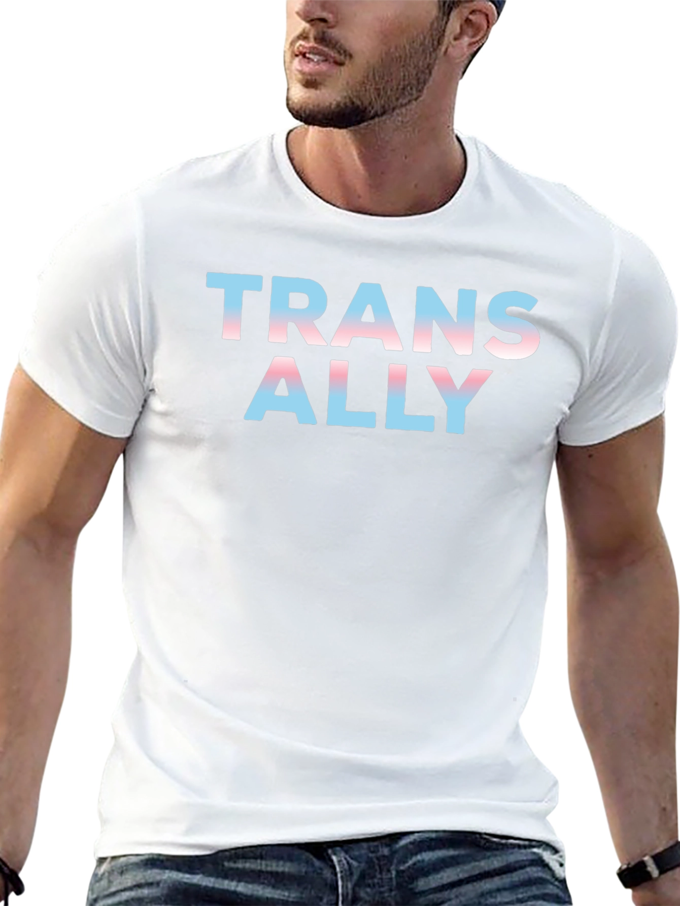 Camiseta Negra Ally Transgénero